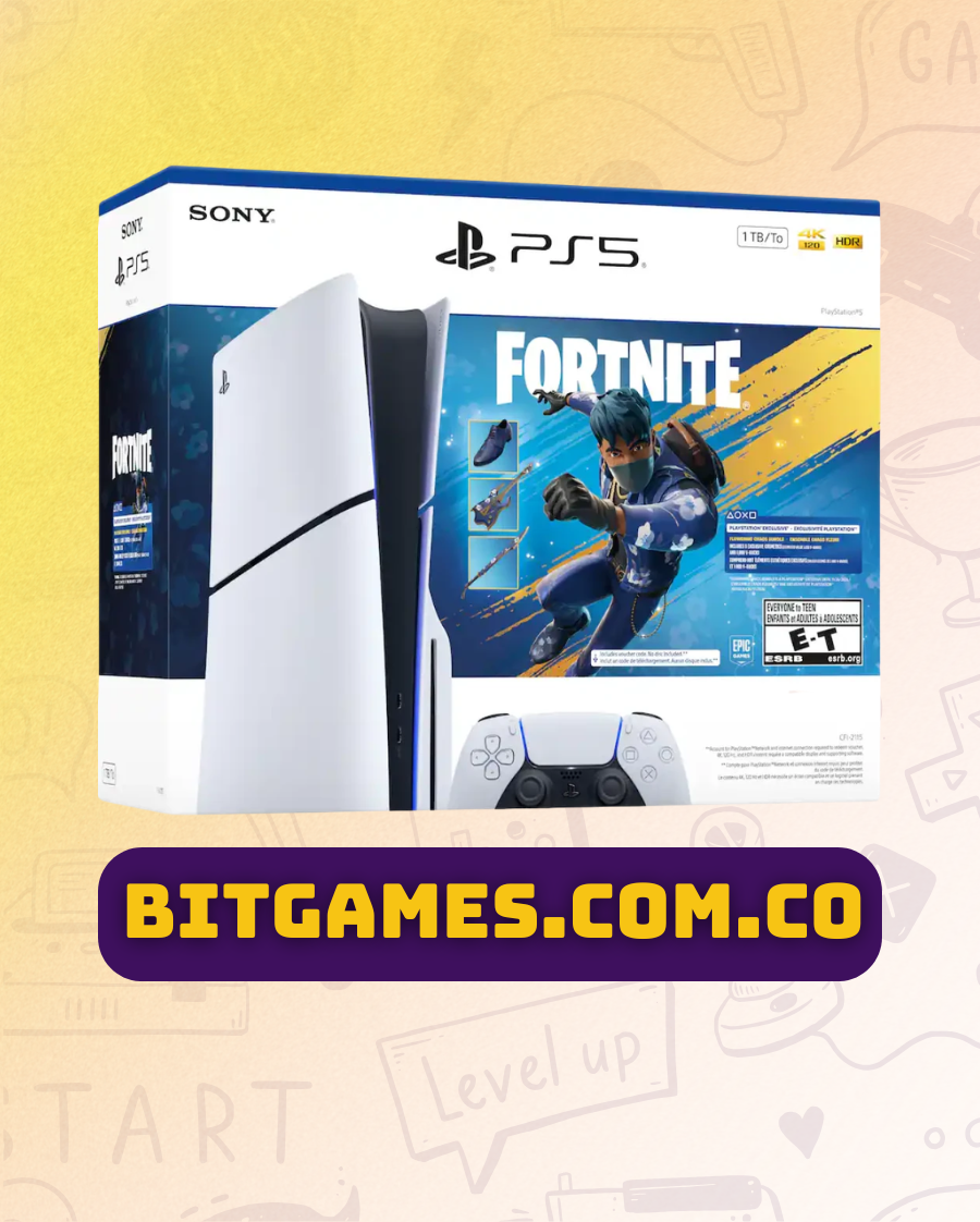 PlayStation 5 Slim de Disco Edición Fortnite Flowering Chaos