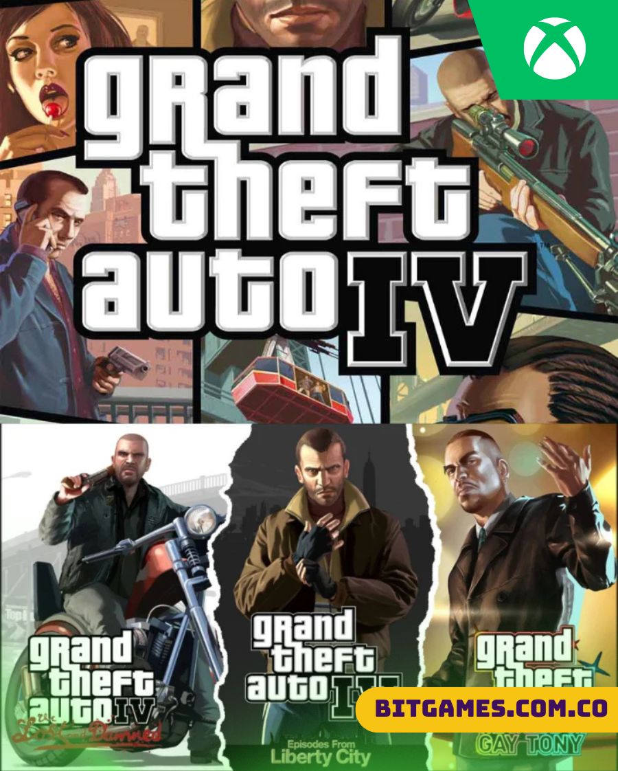 Grand Theft Auto IV Edición Completa (GTA IV - 4) Xbox Classics