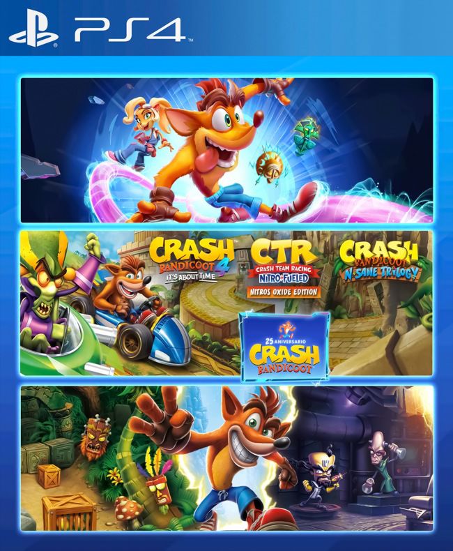 Crash Bandicoot Edición Crashiversary Pack 5X1 - PS4