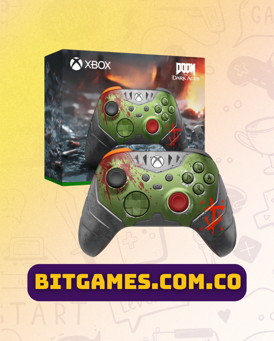 Control Original de Xbox Edición Doom Dark Ages 