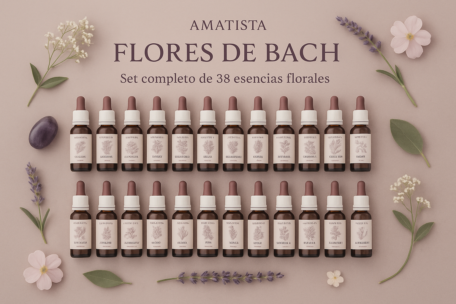Set Completo de Flores de Bach – Equilibrio Emocional en su Forma más Pura