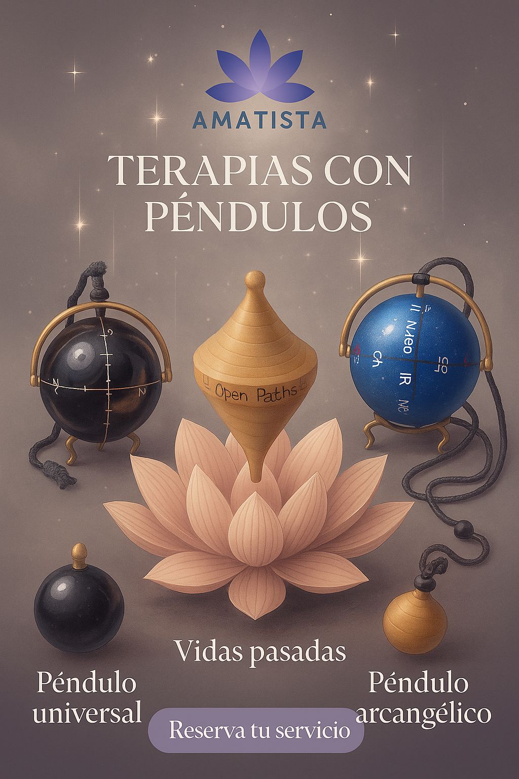 Terapia con péndulo arcangélico, o universal