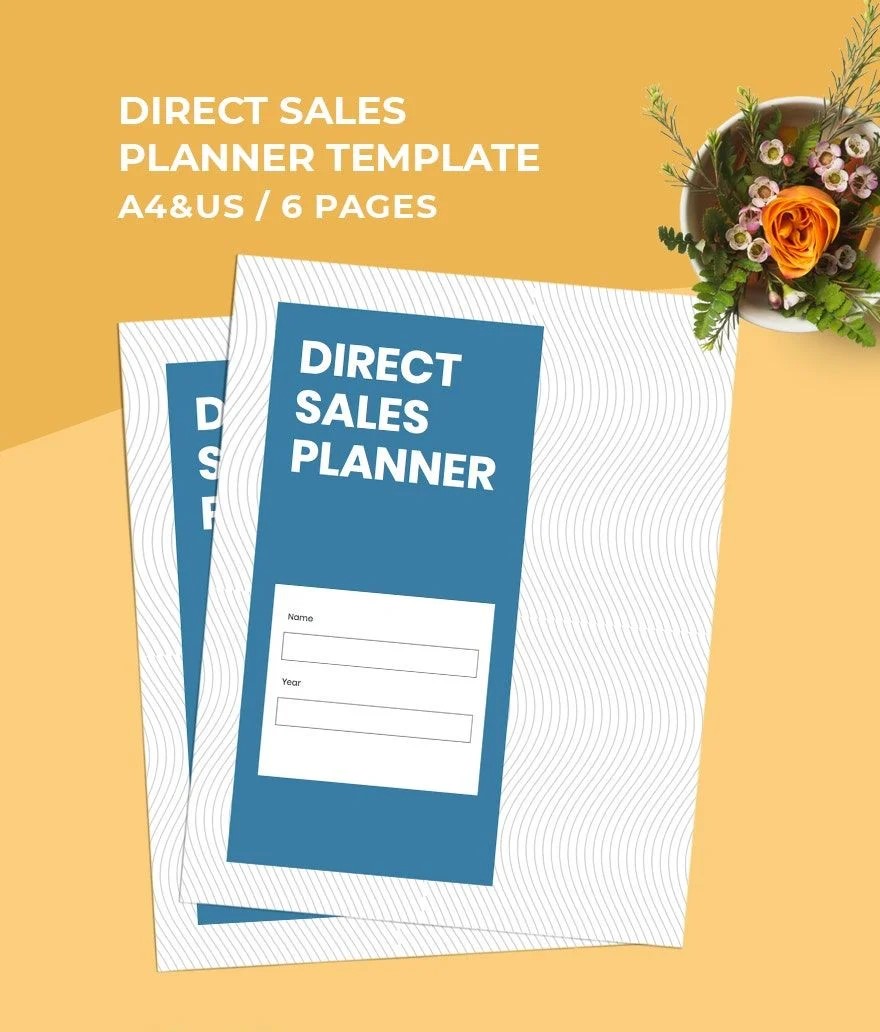Free Printable Direct Sales Planner Template – 9 Pages | PDF | A4 & US Letter
