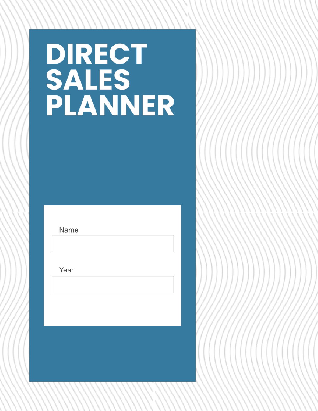 Free Printable Direct Sales Planner Template – 9 Pages | PDF | A4 & US Letter