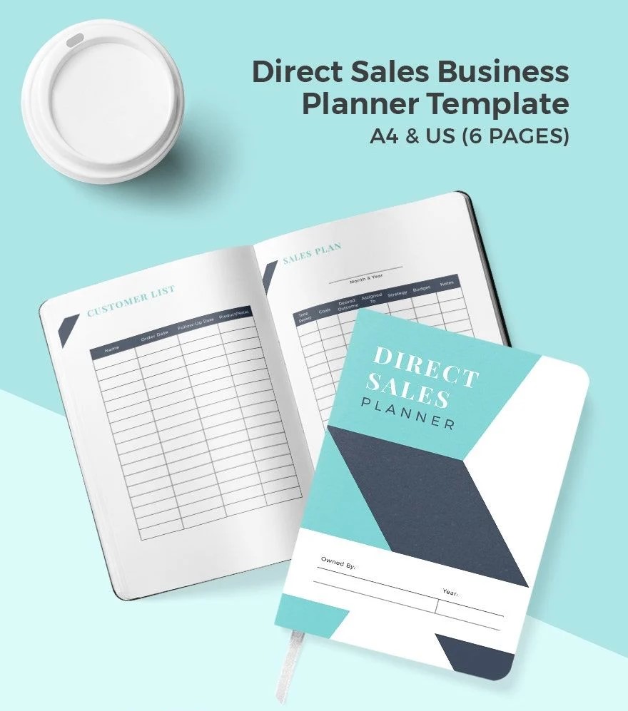 Free Direct Sales Business Planner – Printable PDF | 17 Pages | A4 & US Letter