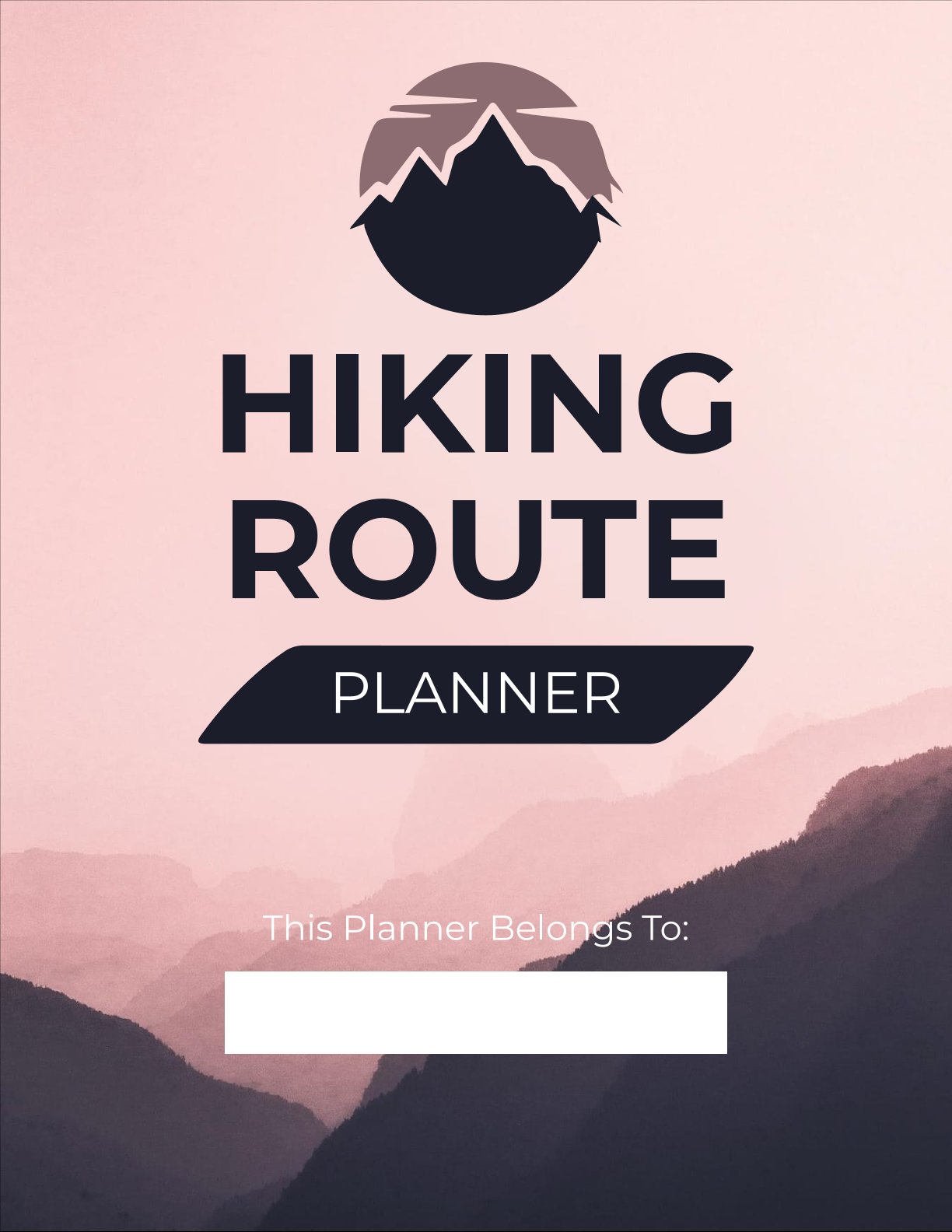 Free Hiking Route Planner Template (8 Pages) – Printable Outdoor Adventure Organizer