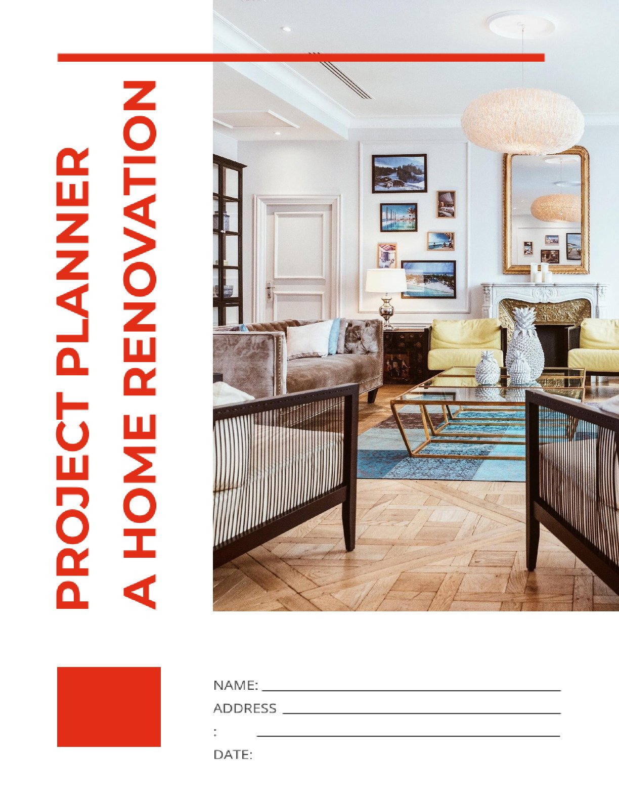 Free Home Renovation Project Planner – 11-Page Editable PDF (A4 + US Letter)