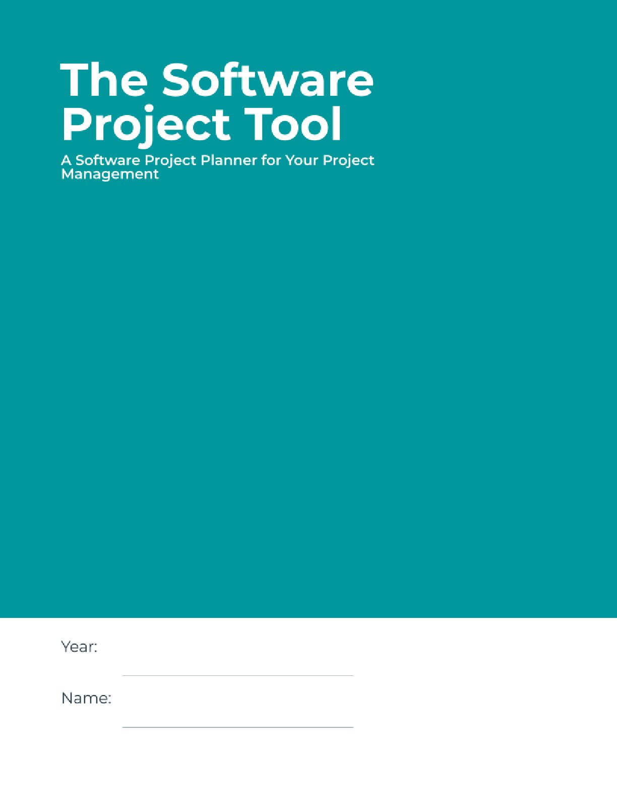 Free Ultimate Software Project Planner Template – Printable PDF for IT Teams & Developers (40+ Pages)