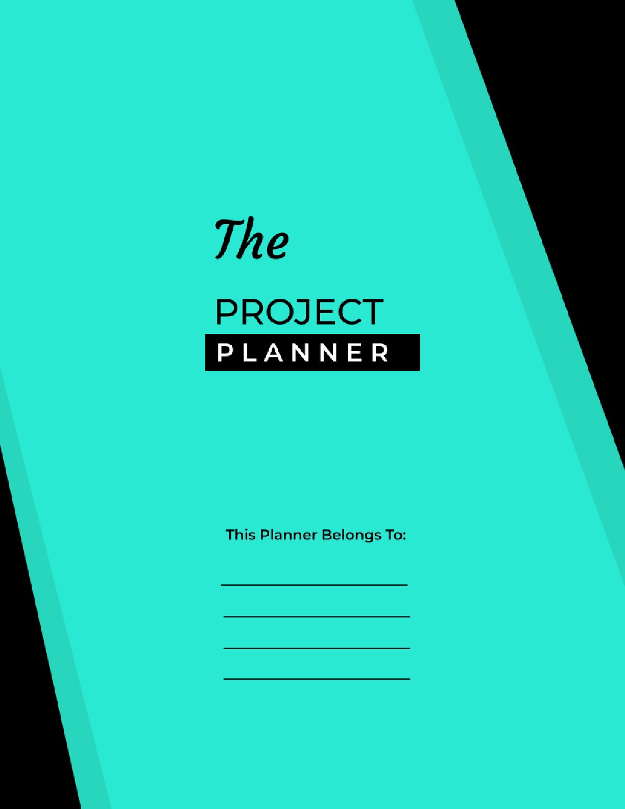 Free Student Project Planner Template – Printable PDF (6 Page)