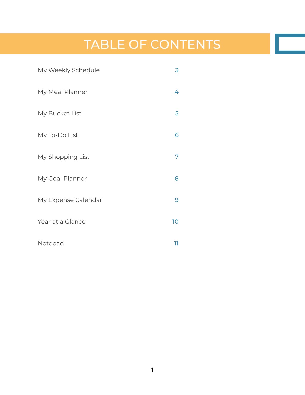 Free Minimalist Digital Personal Planner Template – 11 Pages | Daily, Weekly, Goals, Meals & Budget Organizer PDF