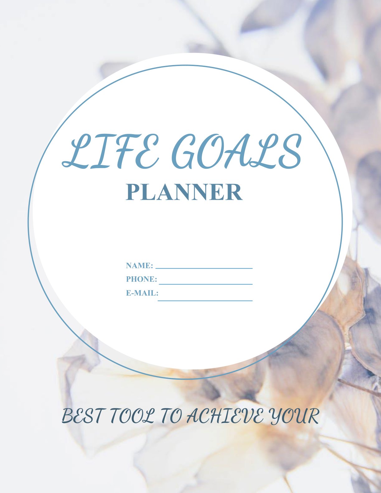 Free Goals Life Planner Template – Printable PDF for Tracking Habits & Long-Term Goals (A4 & US Letter)