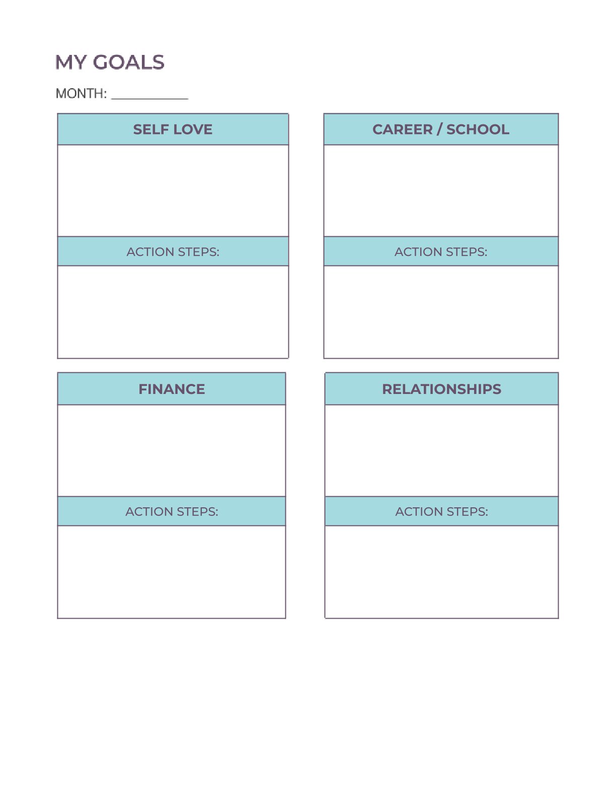 Free Life Balance Planner Template – Self-Care, Wellness & Goals PDF