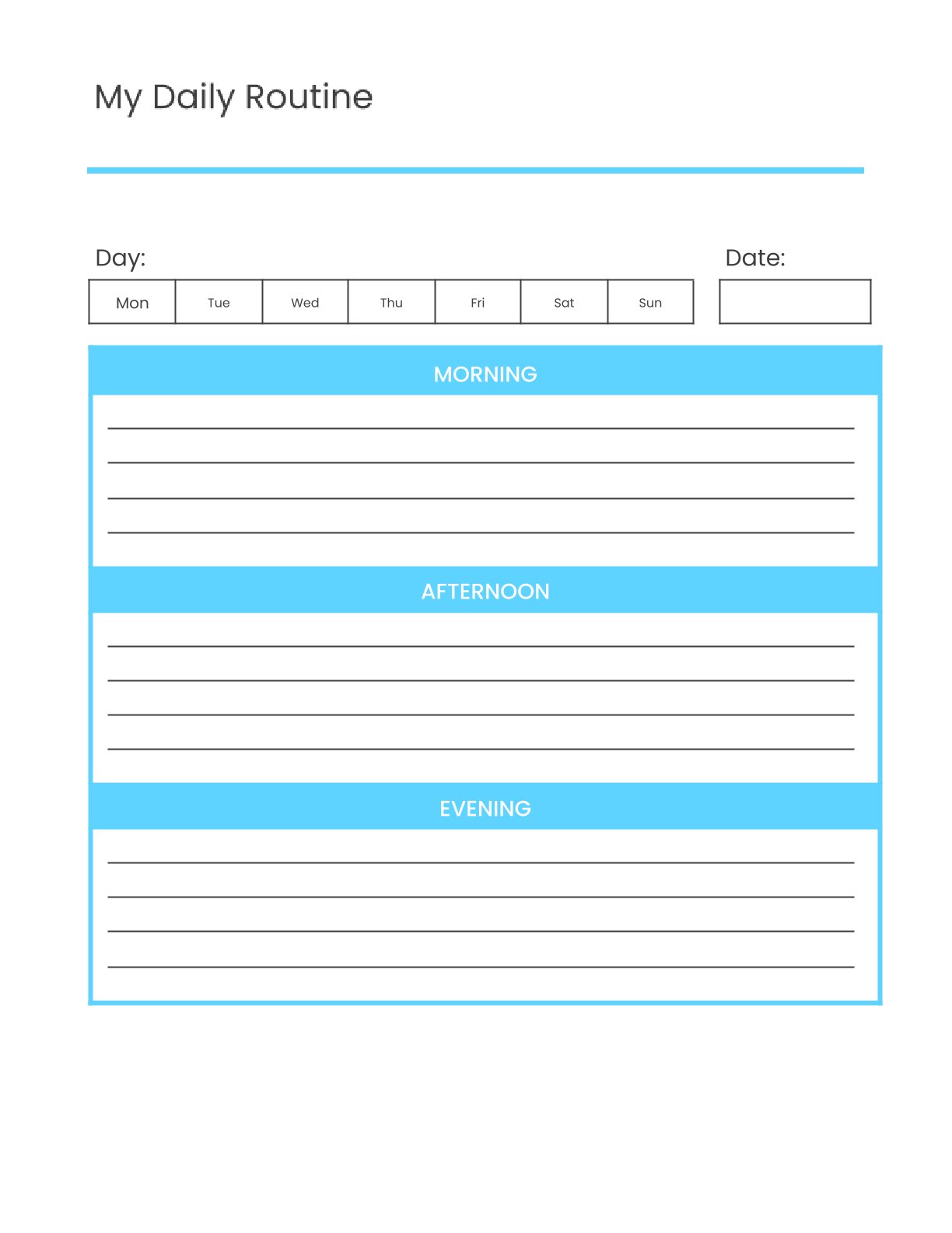 Free Minimalist Mini Life Planner Template – Undated Weekly + Monthly PDF