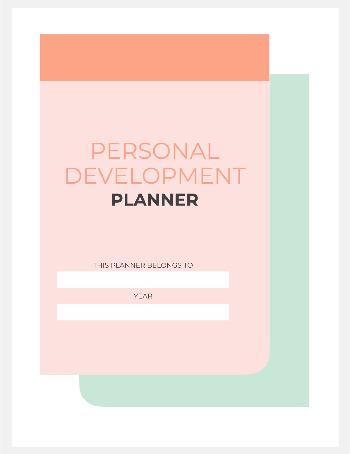Free Personal Development Planner Template – Self-Growth PDF (A4 & US Letter)