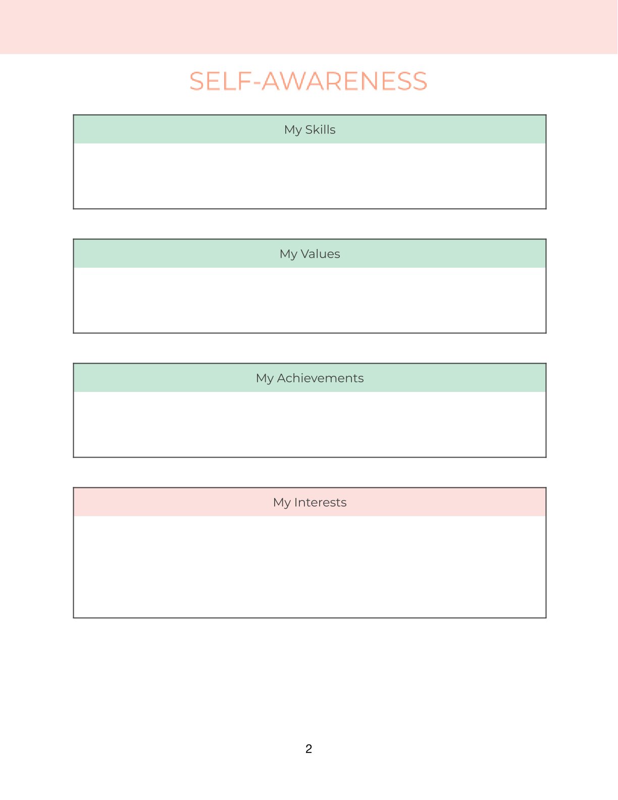 Free Personal Development Planner Template – Self-Growth PDF (A4 & US Letter)