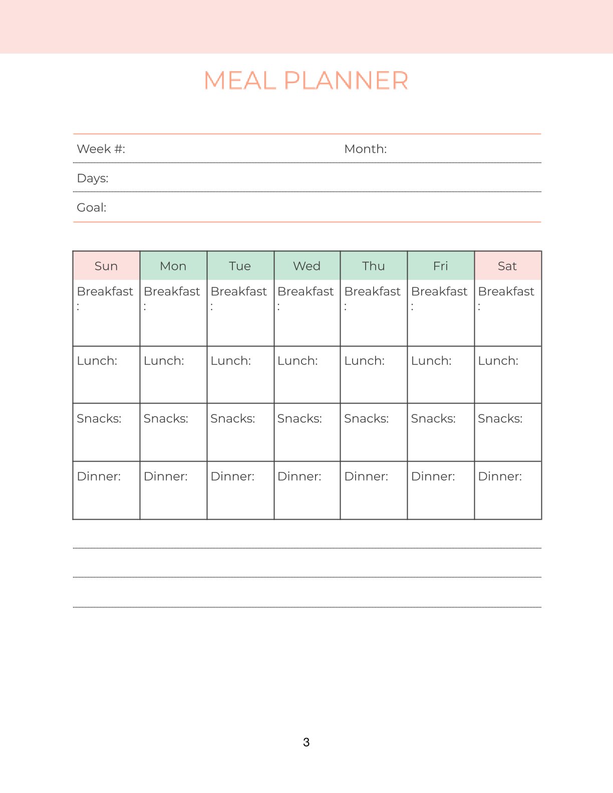 Free Personal Development Planner Template – Self-Growth PDF (A4 & US Letter)