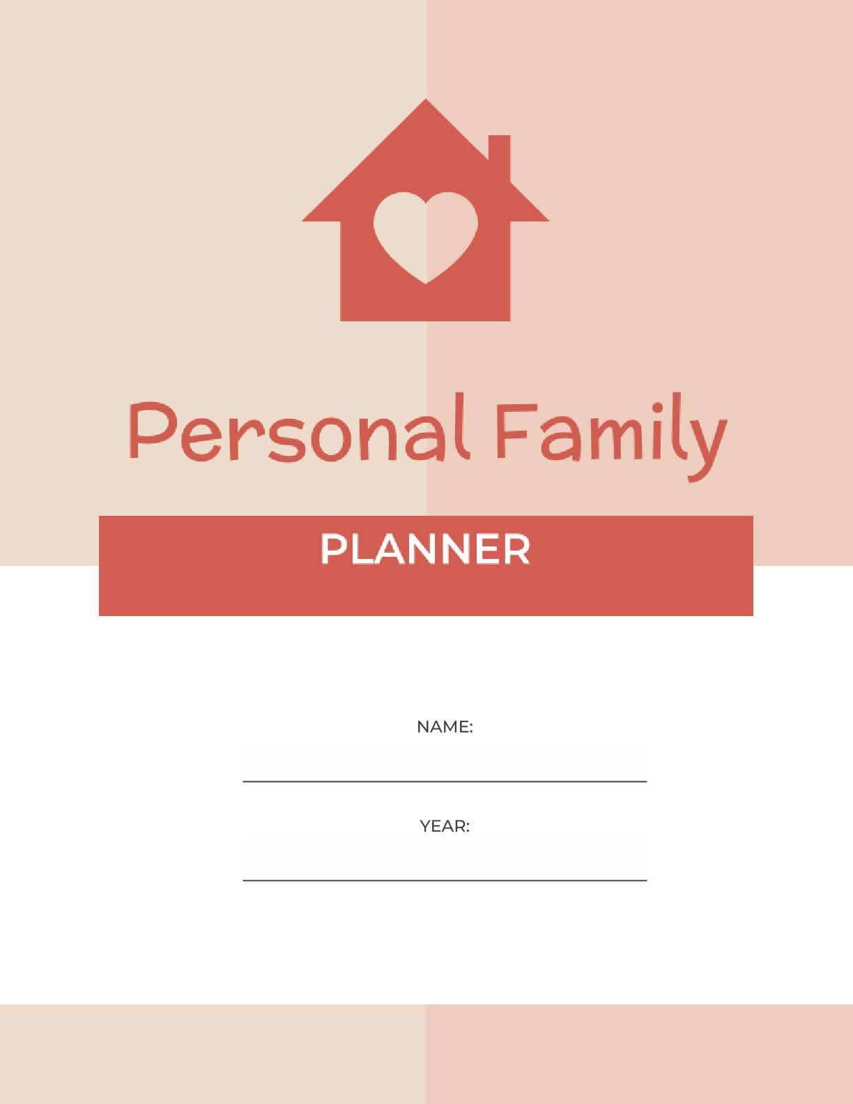 Free Ultimate Personal Family Planner Template – Printable PDF for Household Organization (US Letter)
