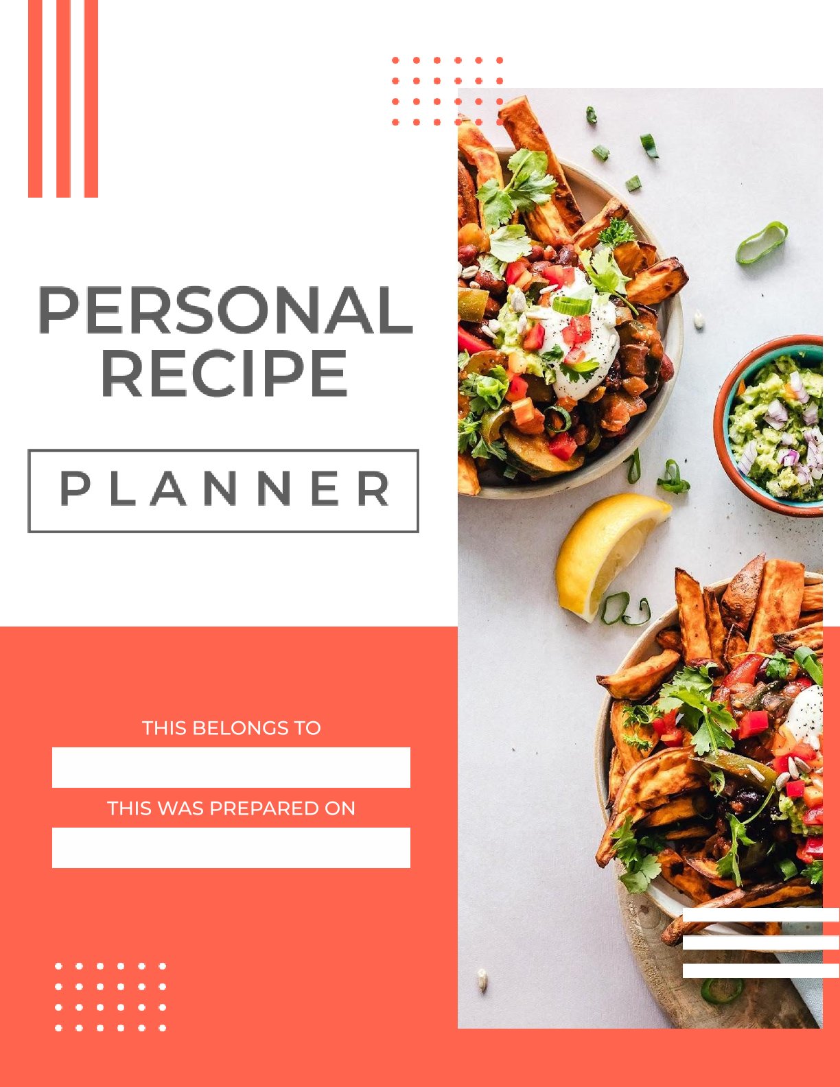 Free Personal Recipe & Meal Planner Template – Printable PDF