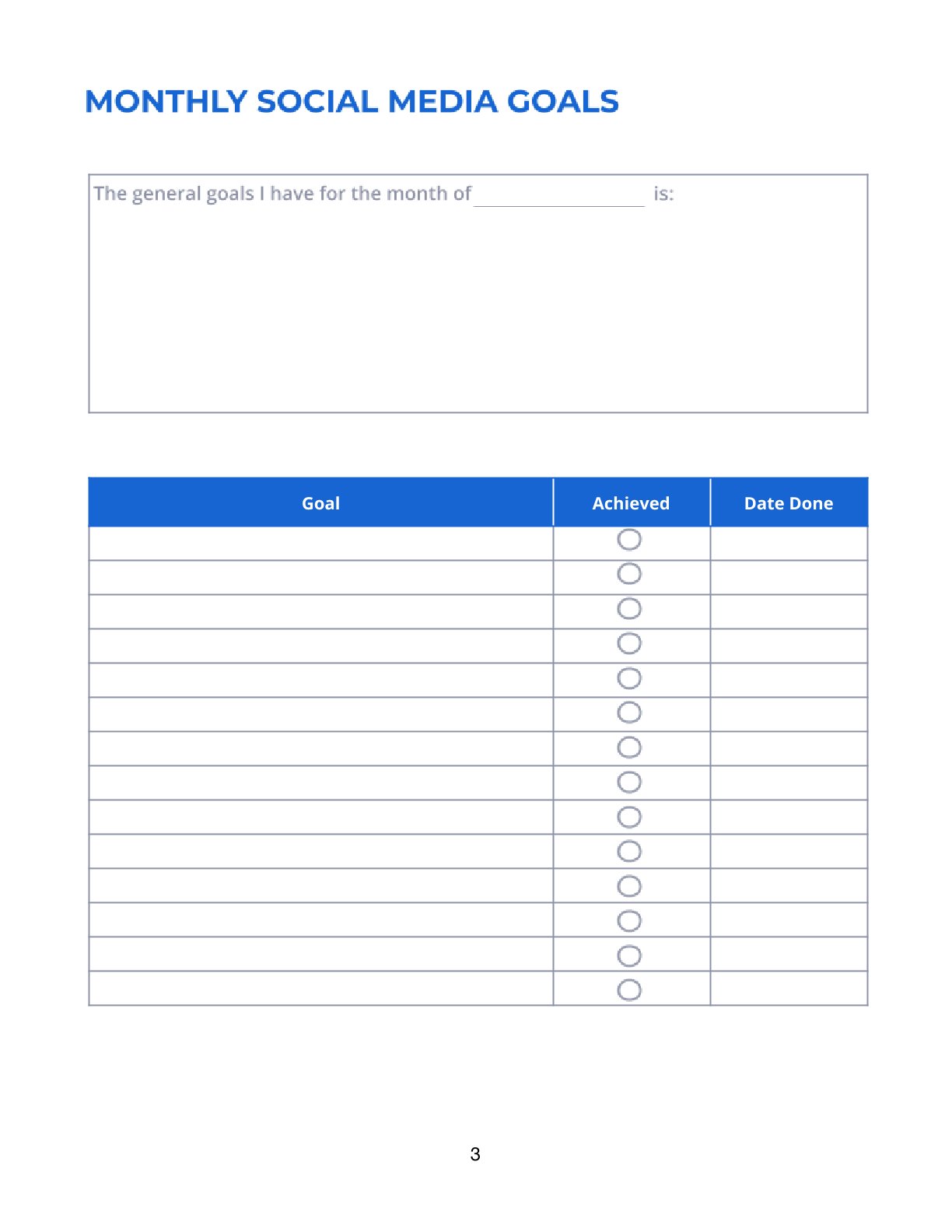 Free Personal Social Media Planner Template (20 Pages) – Schedule Posts, Track Engagement & Grow Online