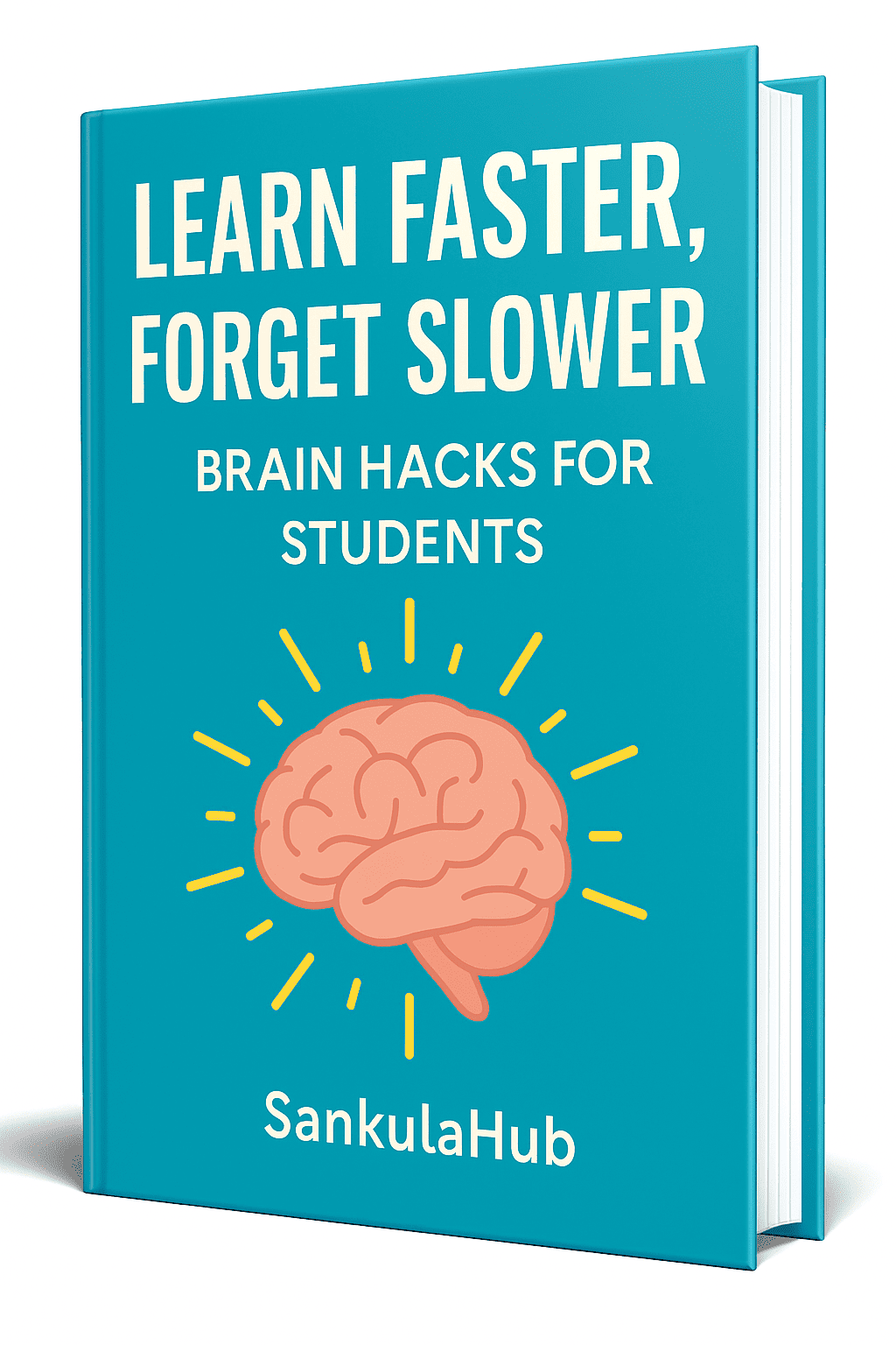 Learn Faster, Forget Slower – Brain Hacks for Students (10 Full Chapters, 38+ Pages)