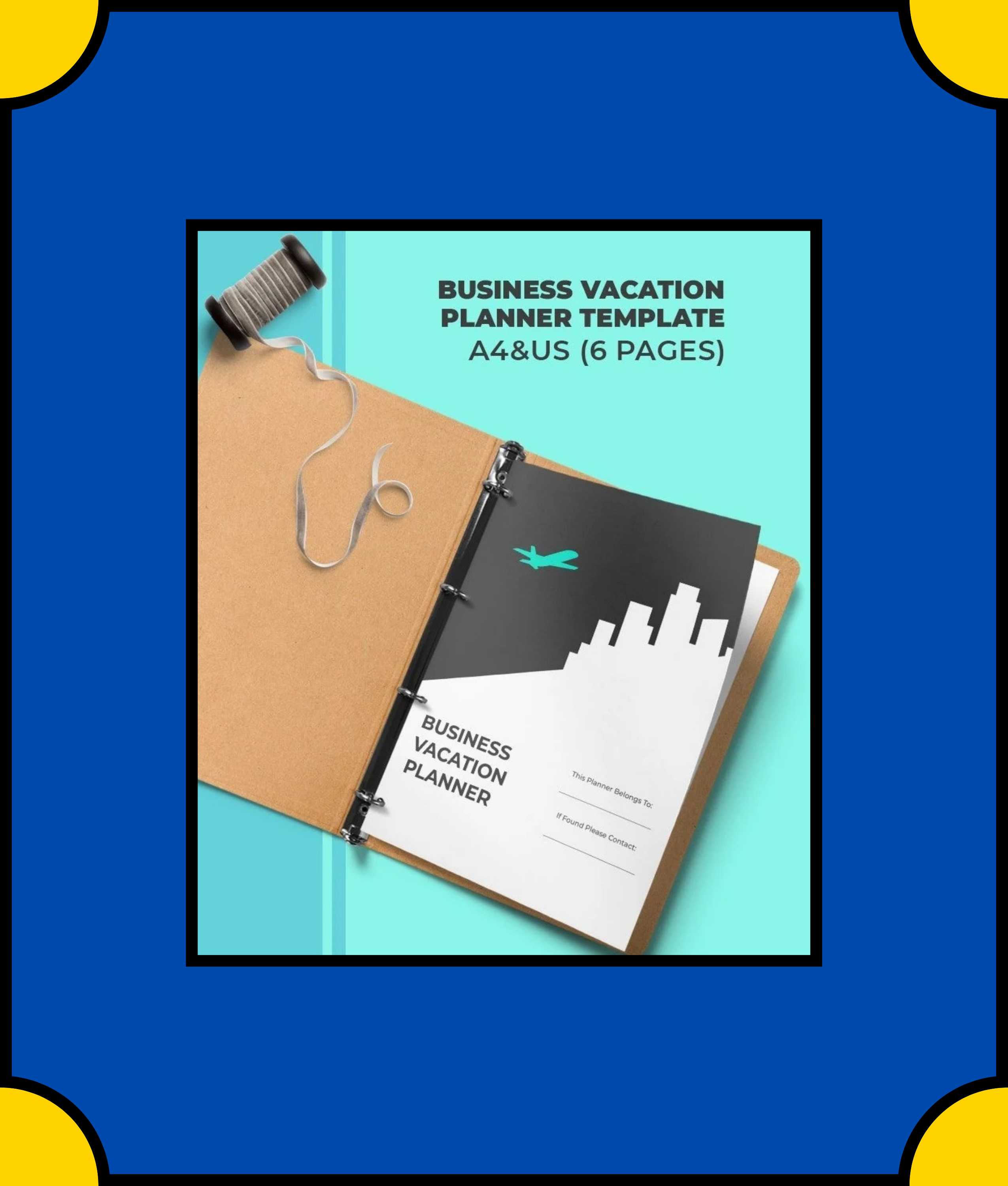Free Business Vacation Planner Template