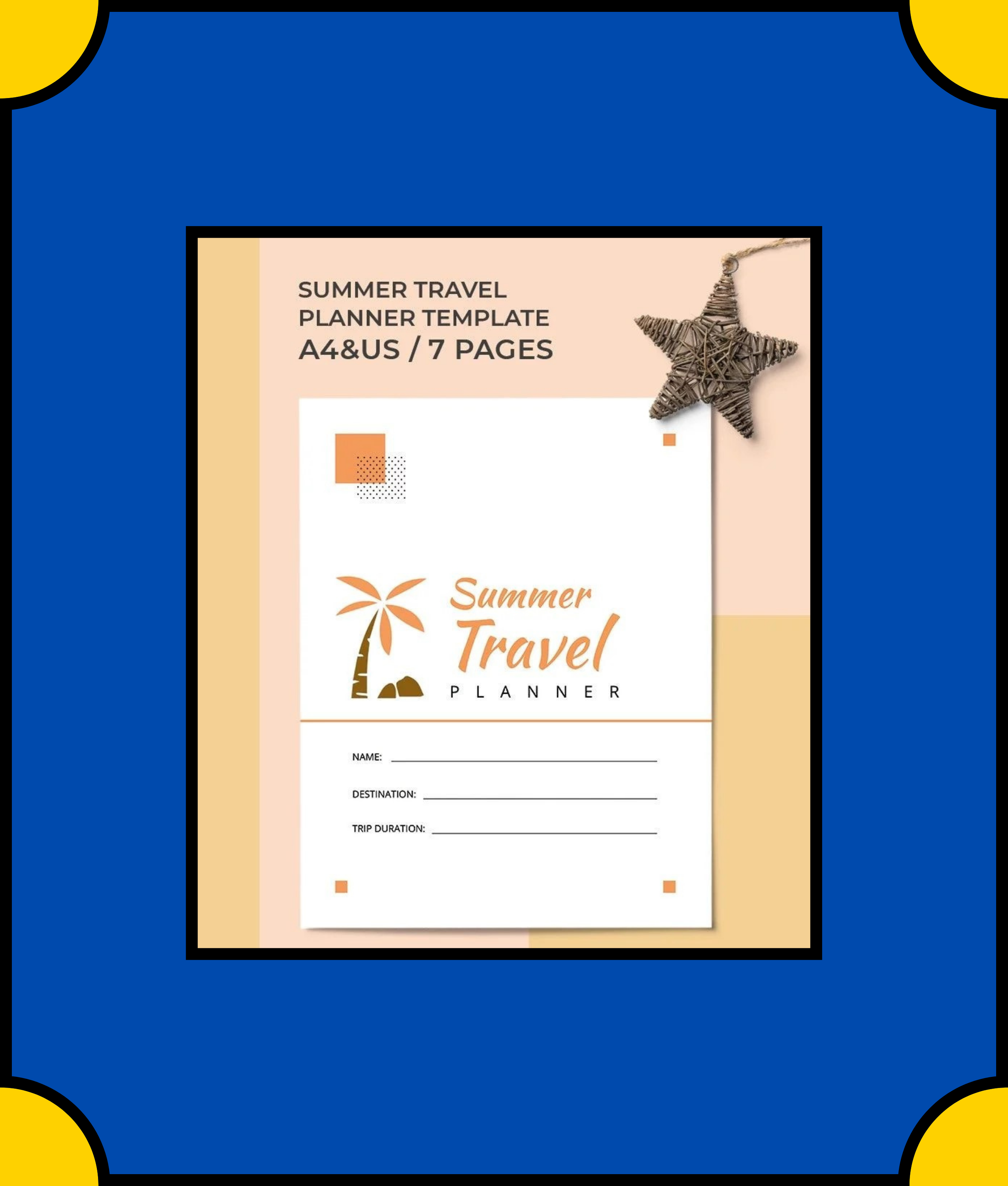 Free Summer-Travel-Planner-Template
