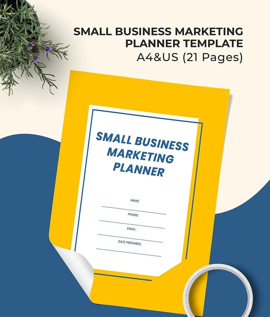 Free Small Business Marketing Planner Template
