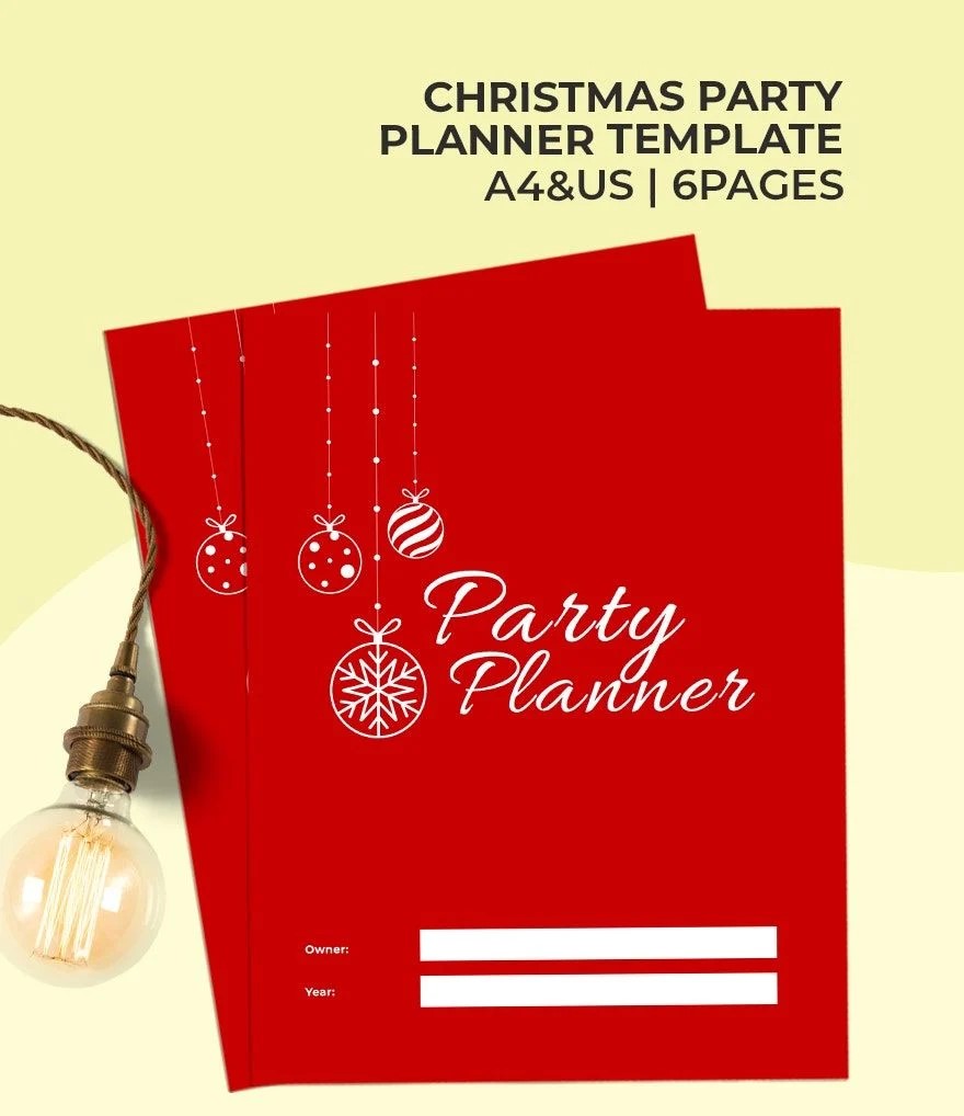 Free Christmas Party Planner Template