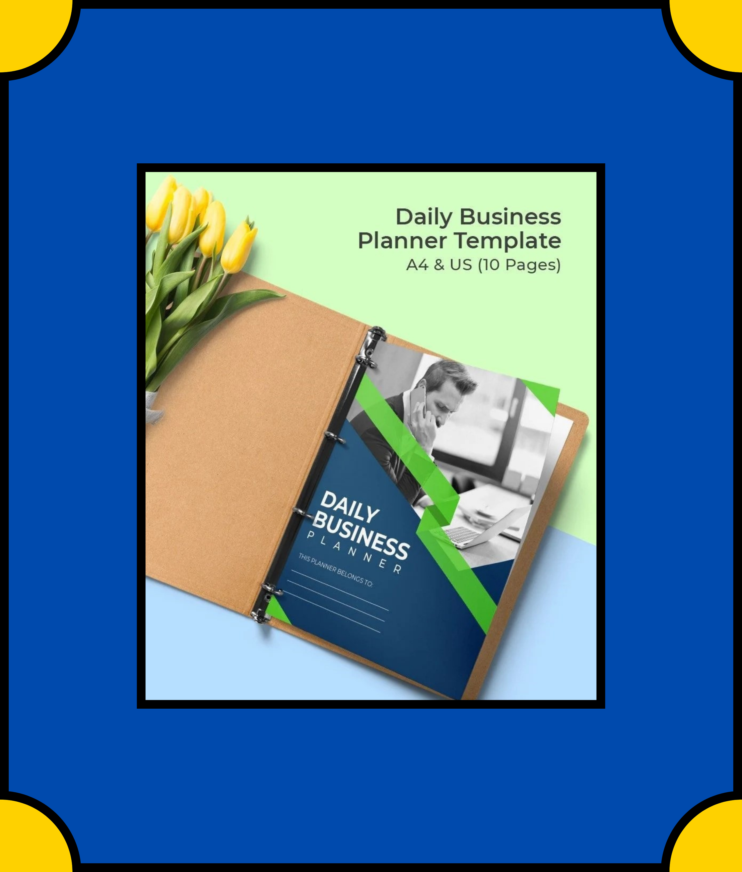 Free Daily Business Planner Template