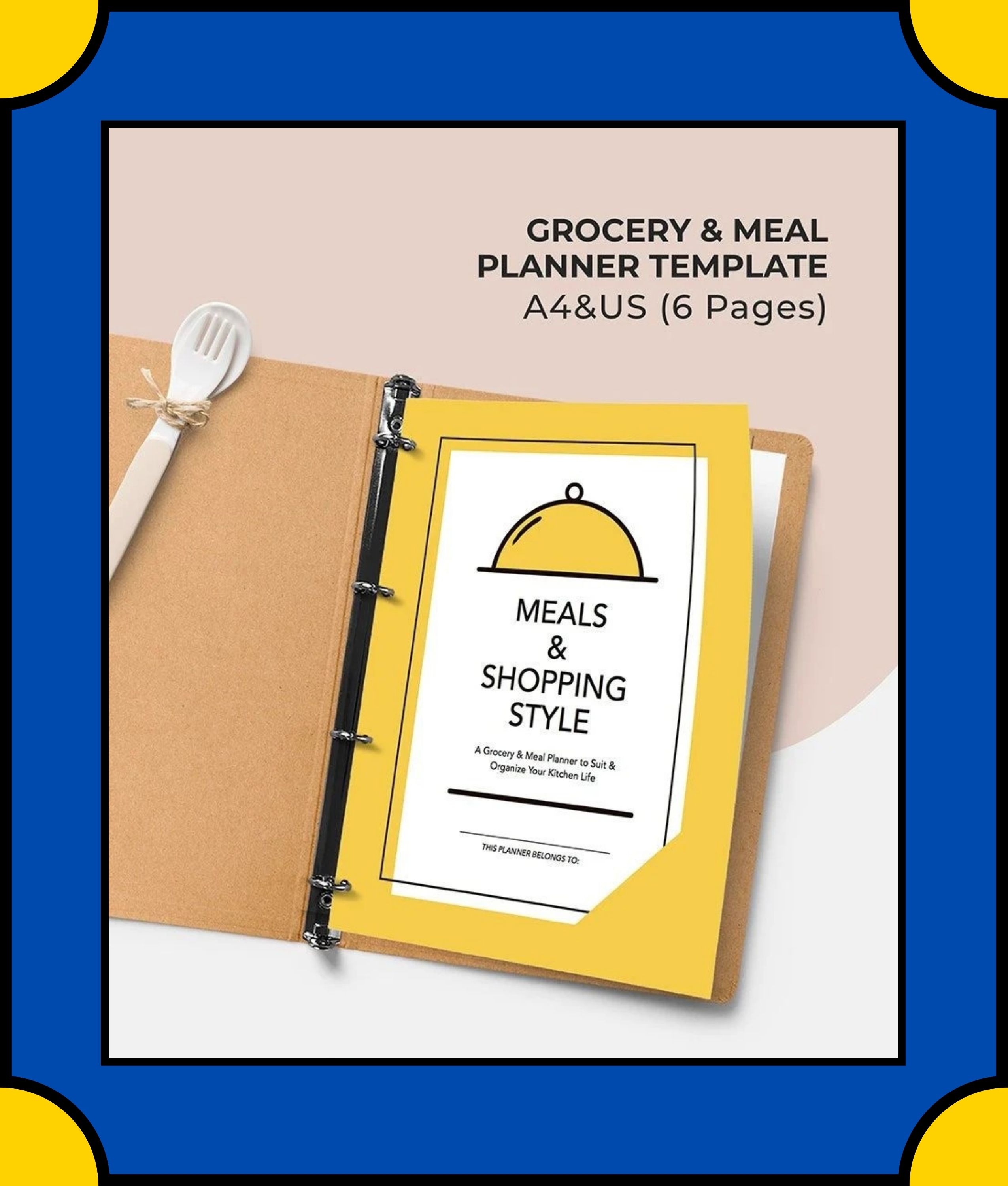Free Grocery & Meal Planner Template