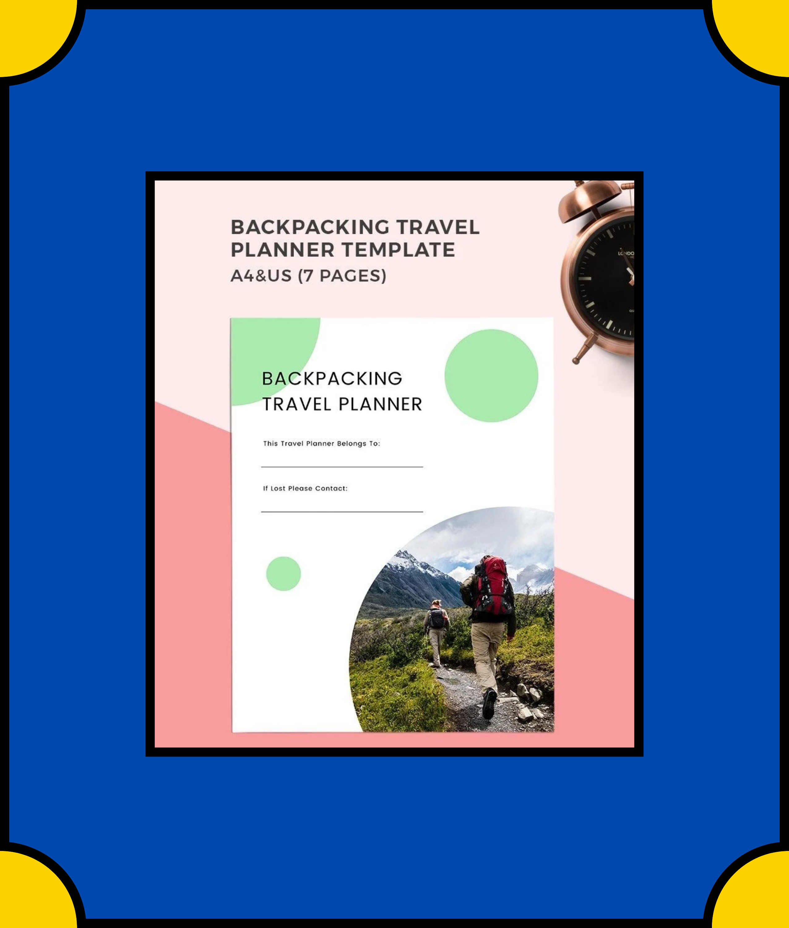 Free Backpacking-Travel-Planner-Template