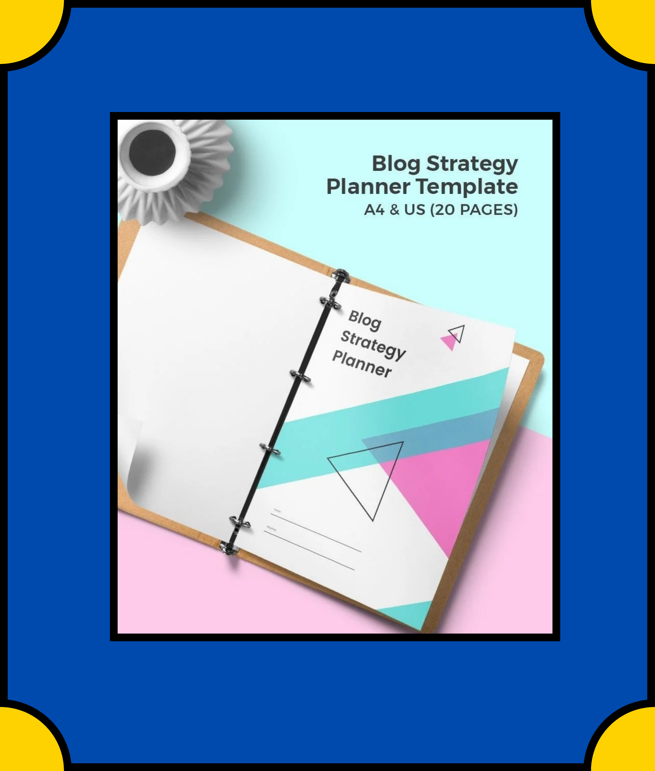 Free Editable Blog Planner Template
