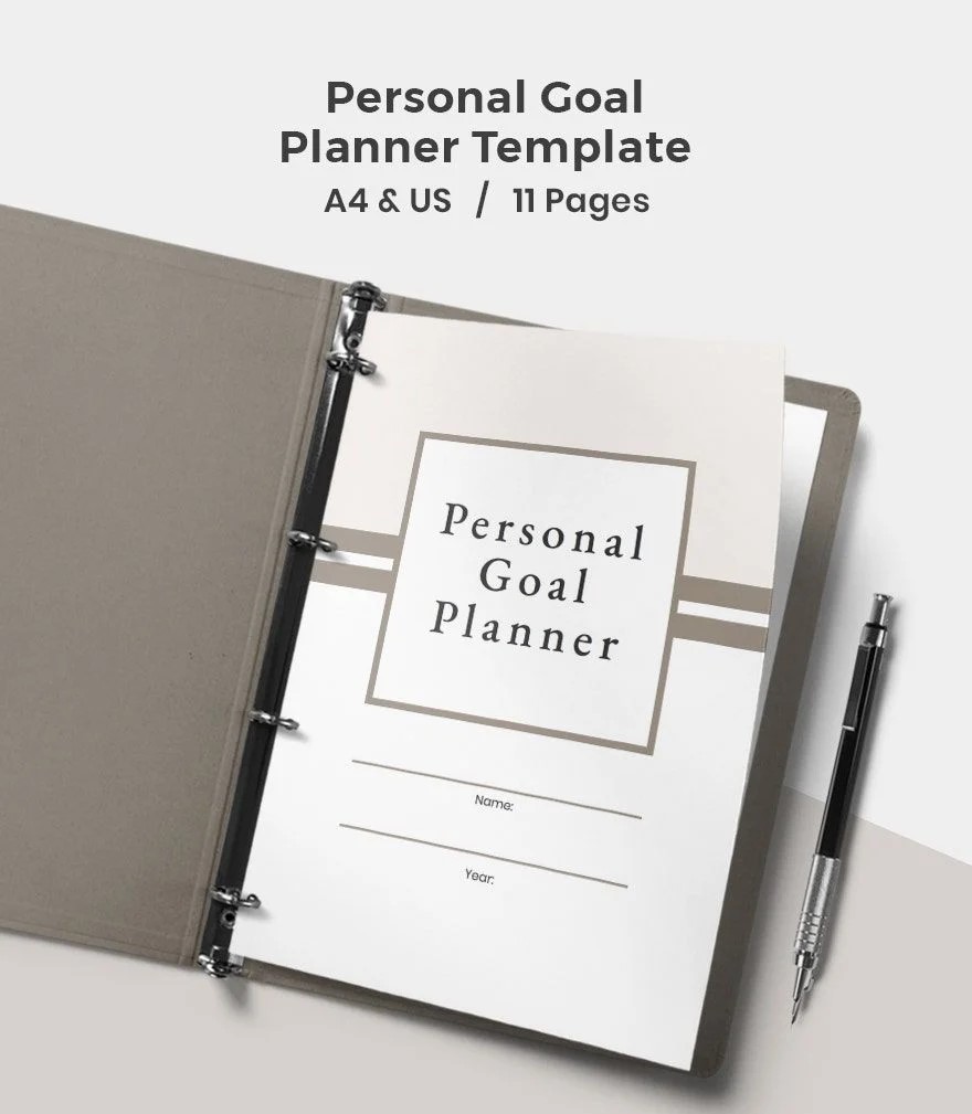Free Personal Goal Planner Template