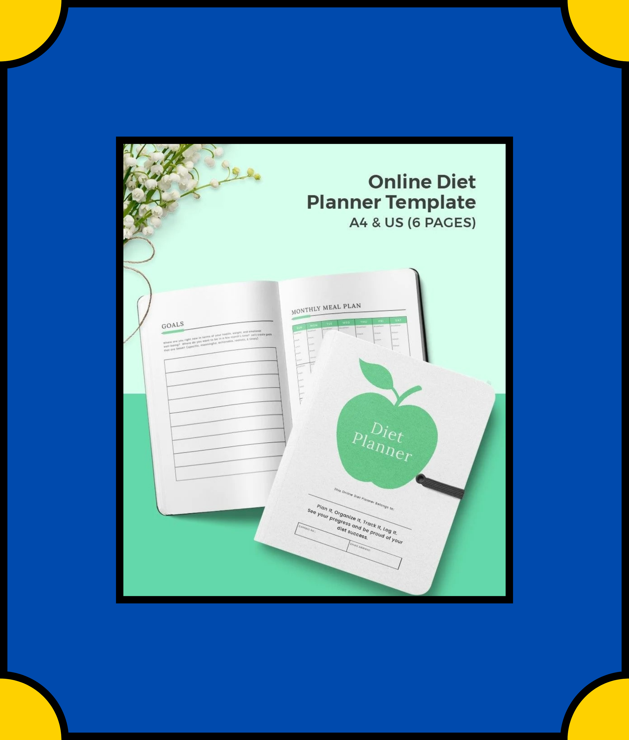 Free Online Diet Planner Template