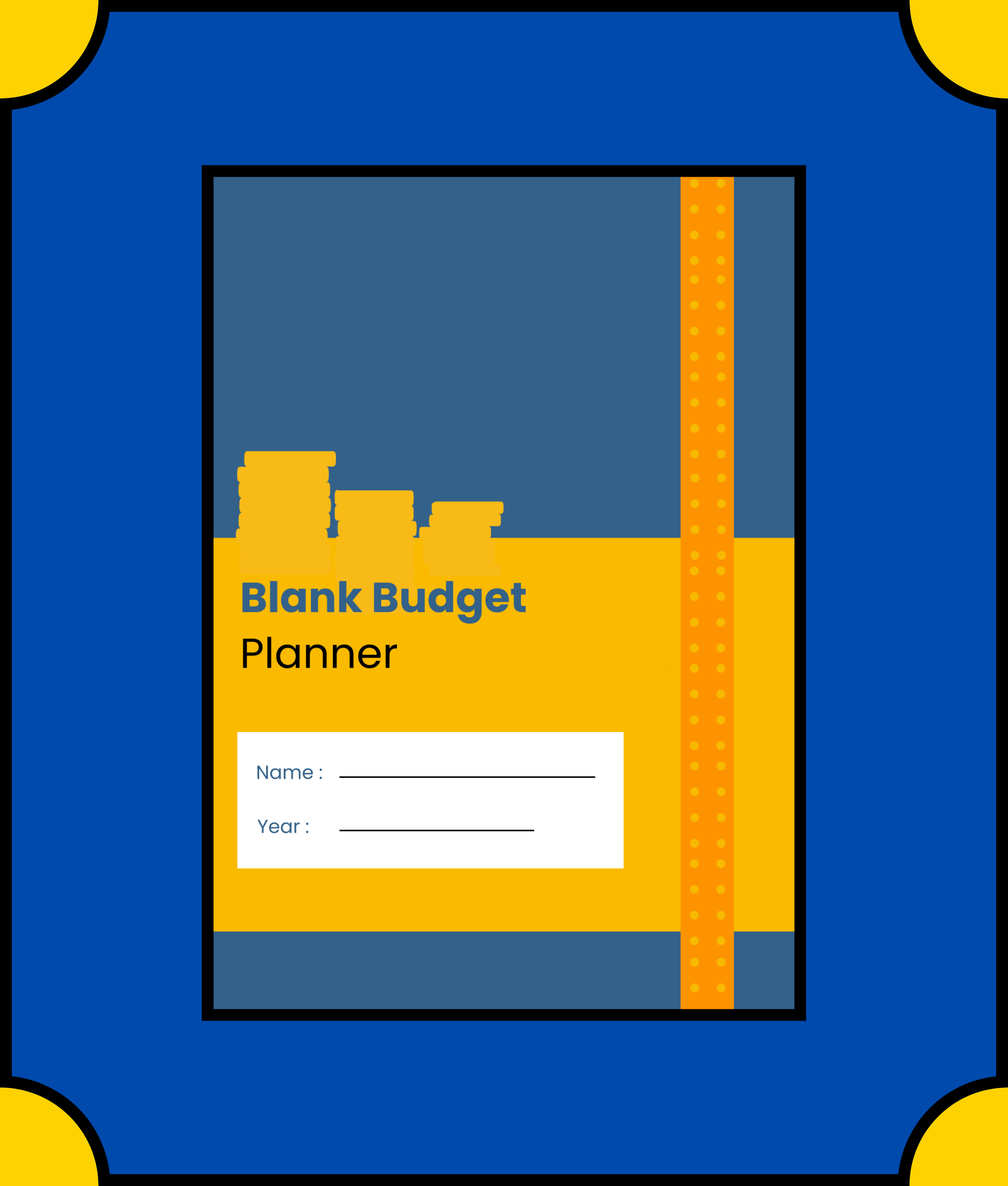 Free Blank Budget Planner