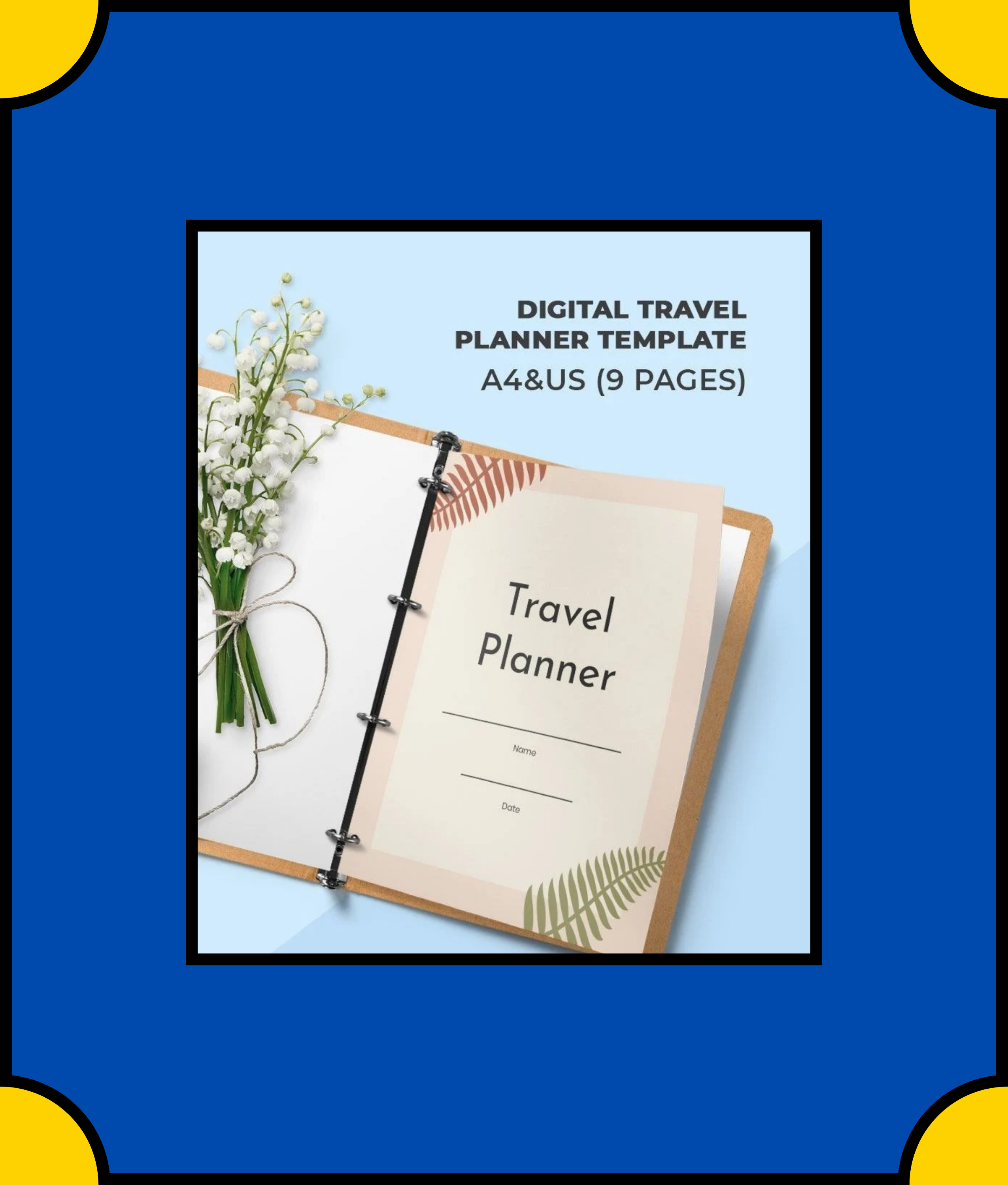Free Digital-Travel-Planner-Template