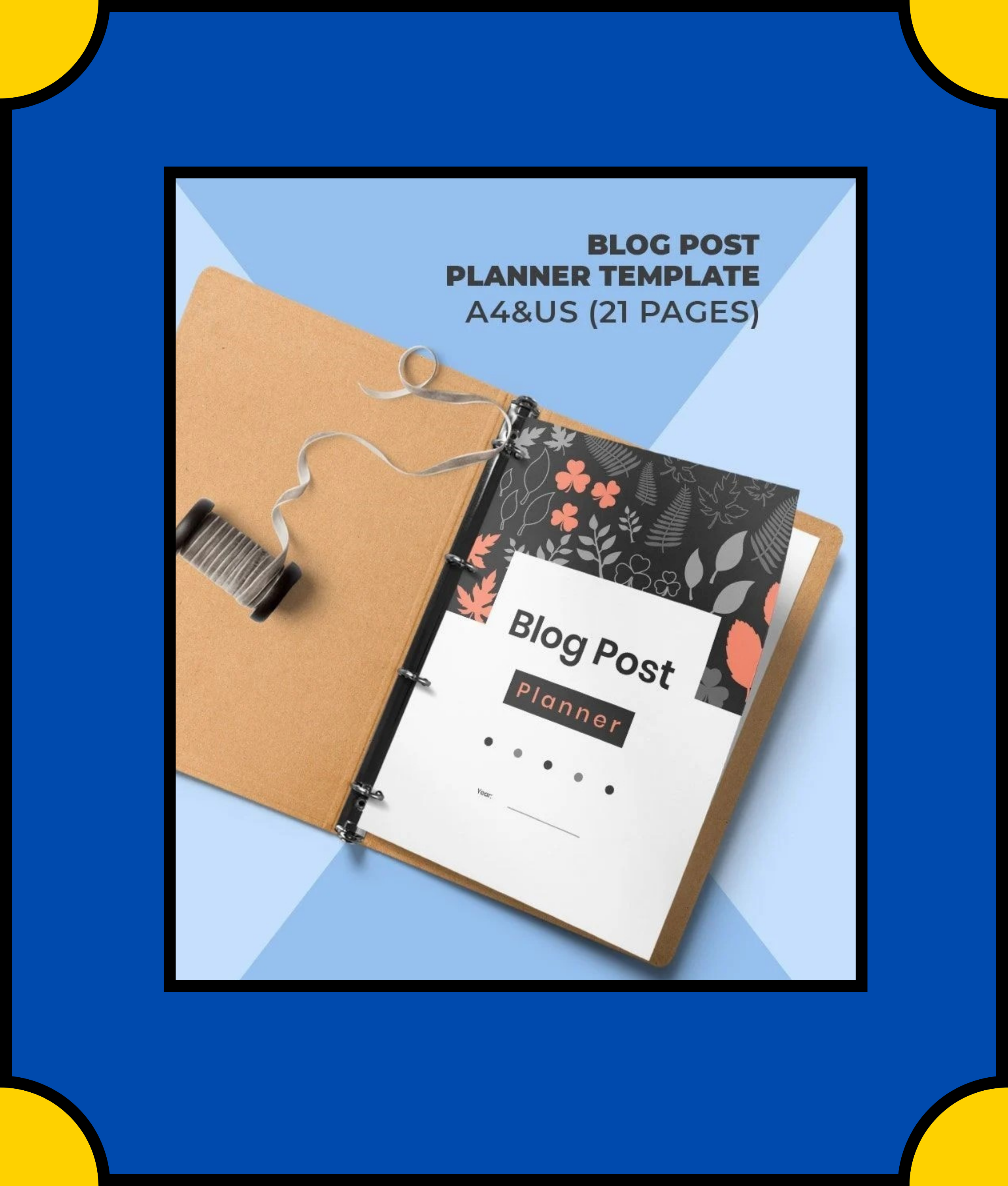 Free blog post Planner Template