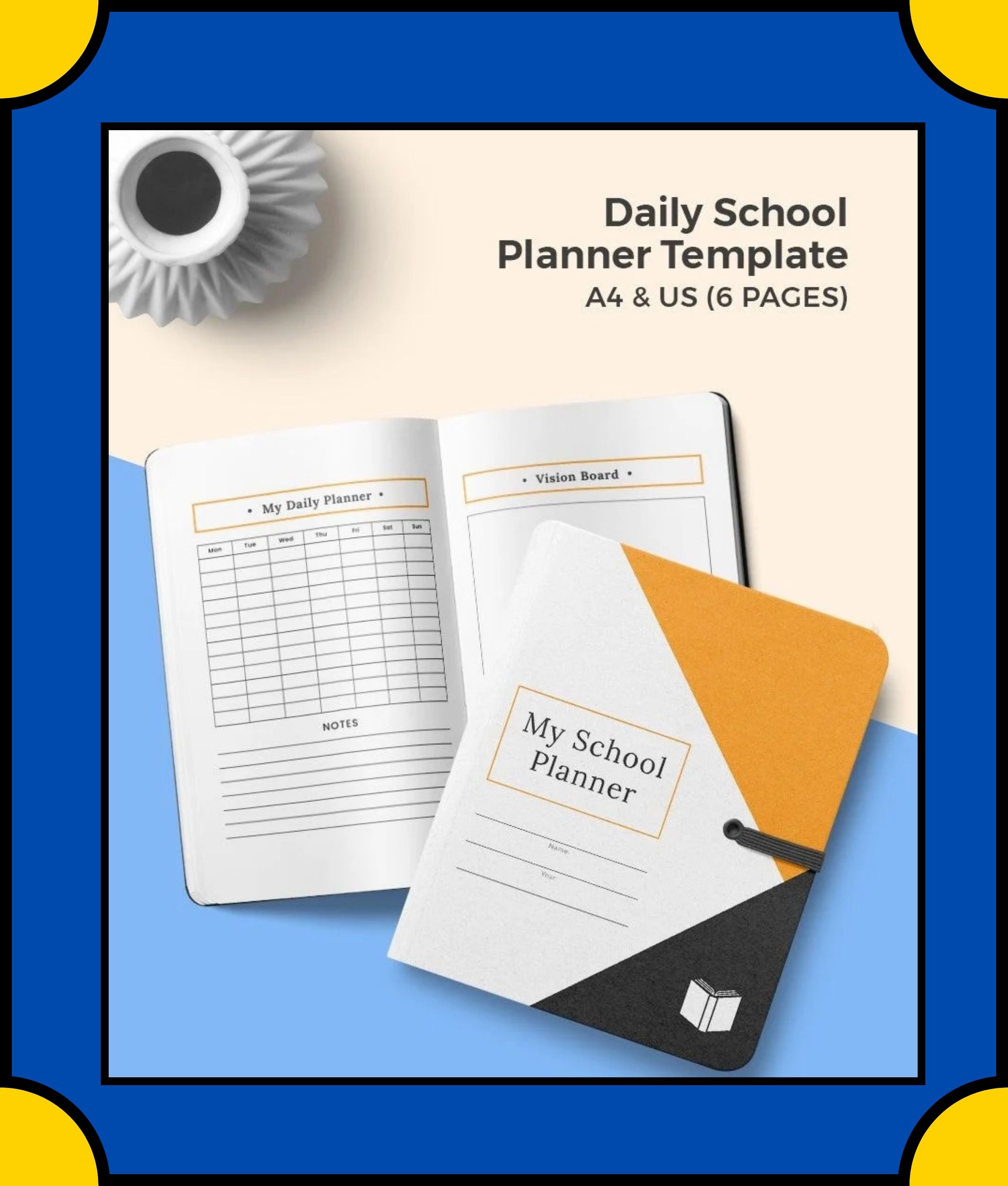 Free Daily School Planner Template