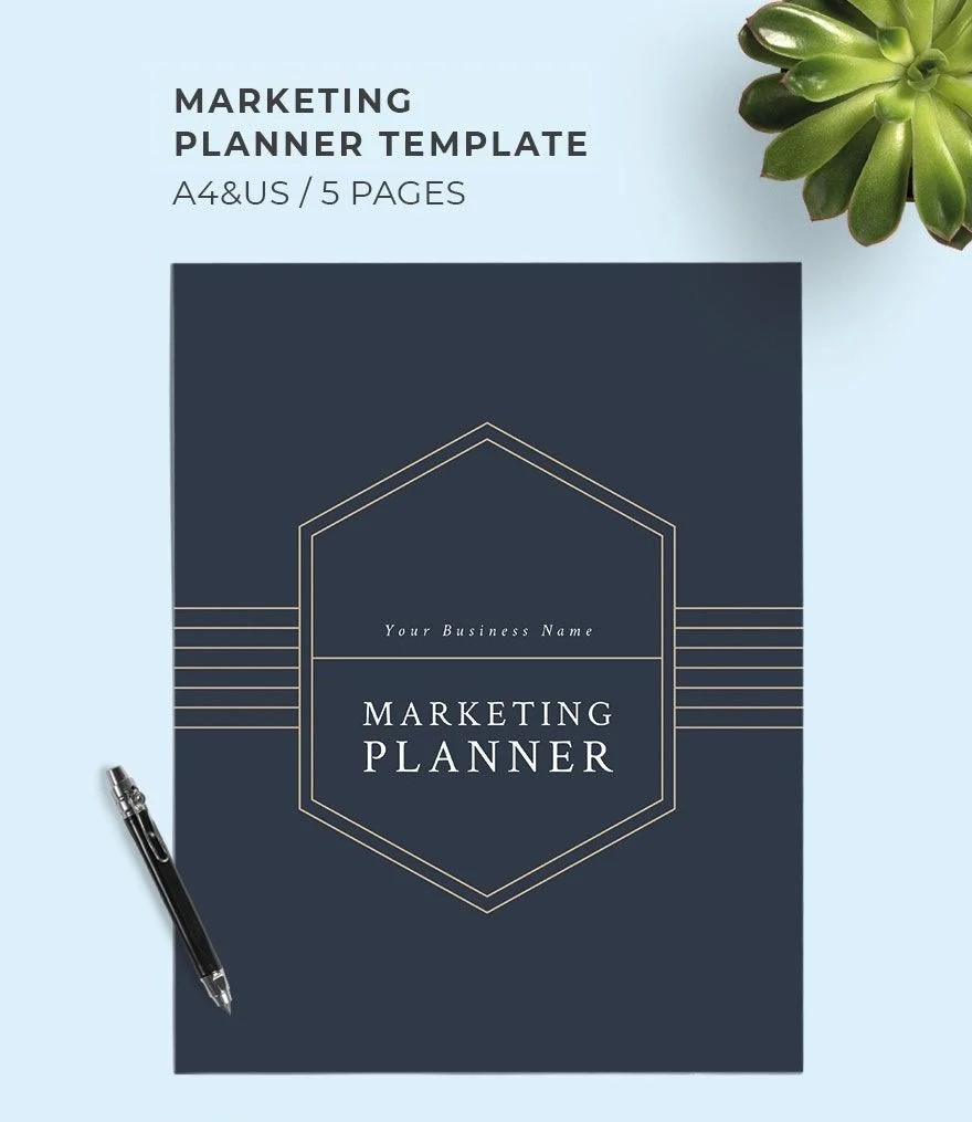 Free Marketing Planner Template 