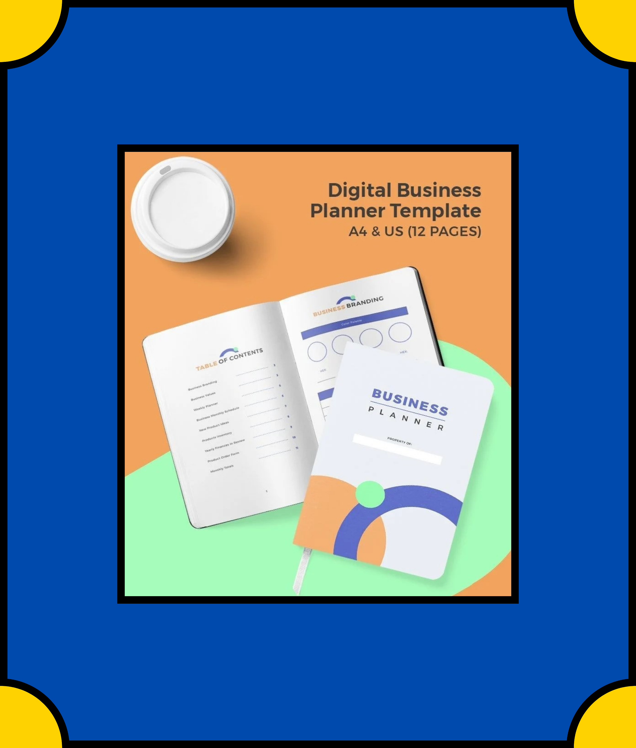 Free Digital Business Planner Template