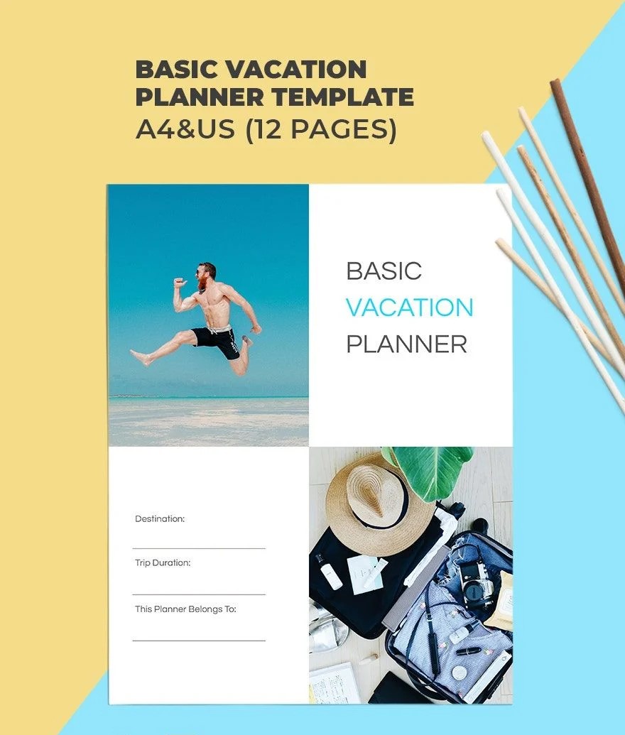 Free Basic Vacation Planner Template