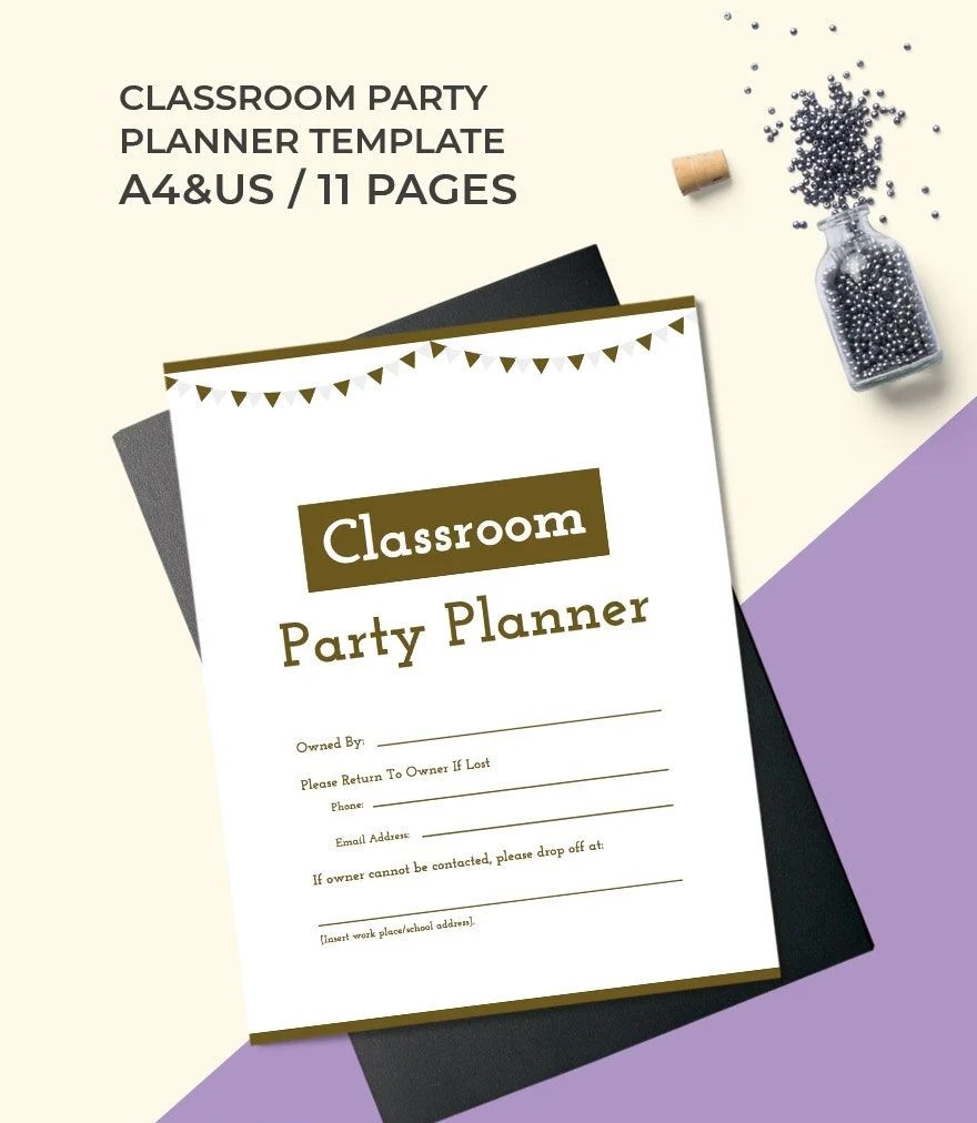 Free Classroom Party Planner Template