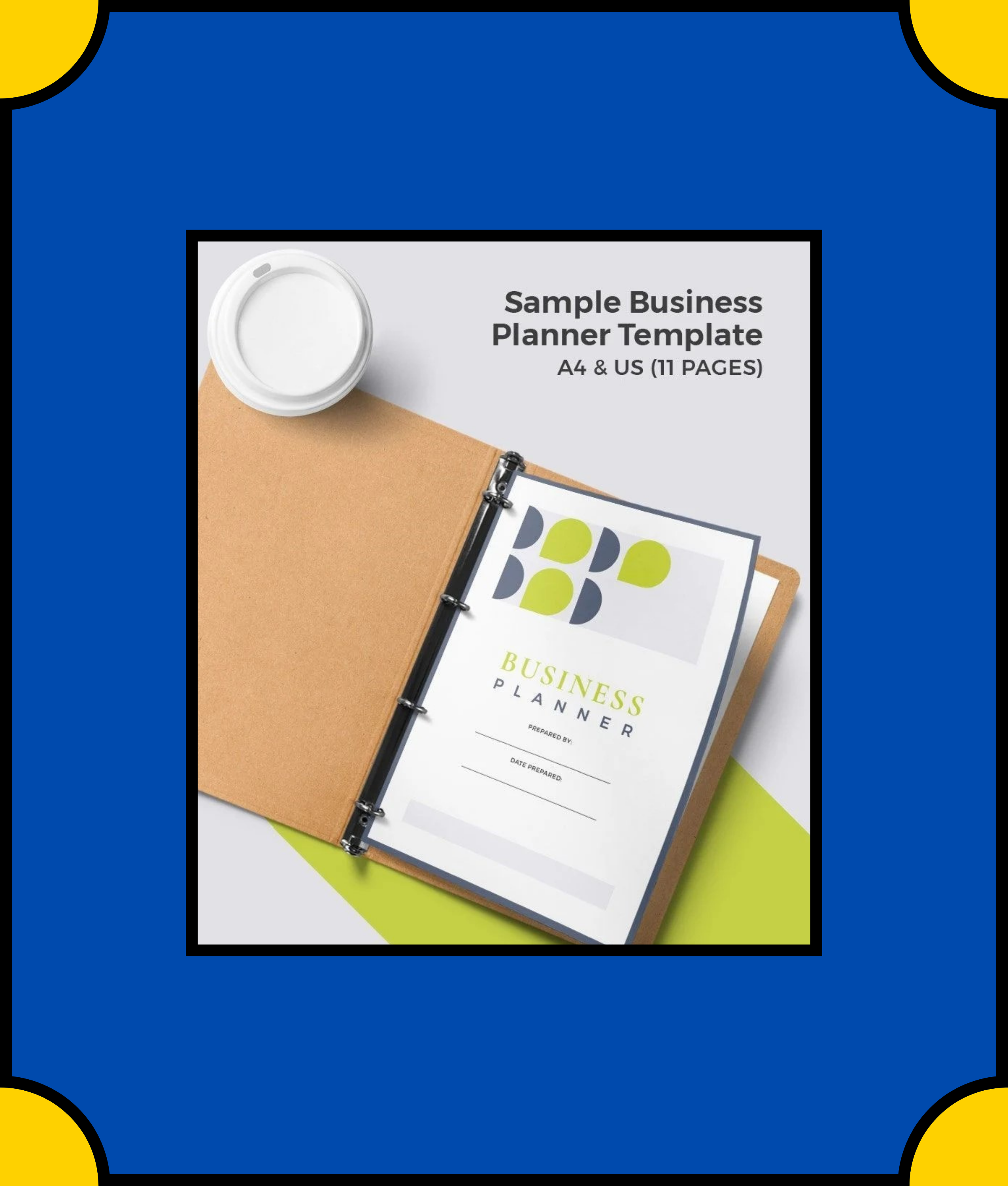 Free Sample Business Planner Template