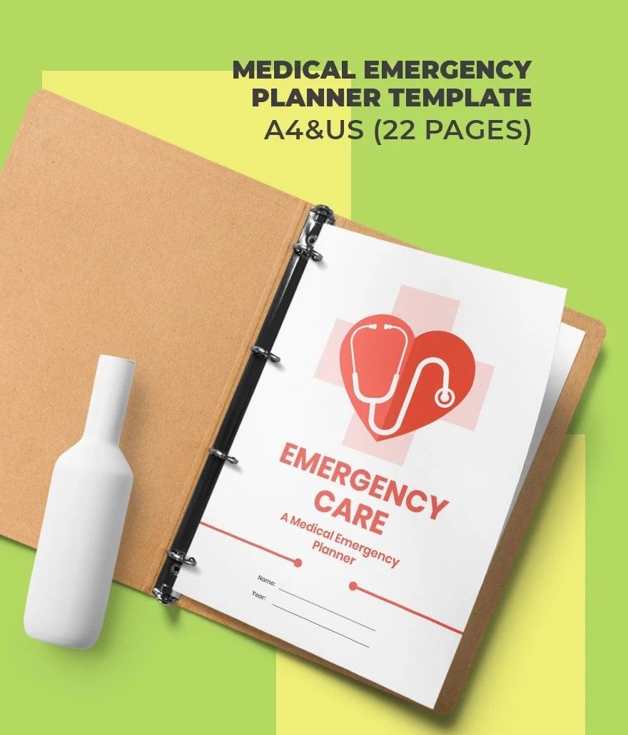 Free Medical Emergency Planner Template