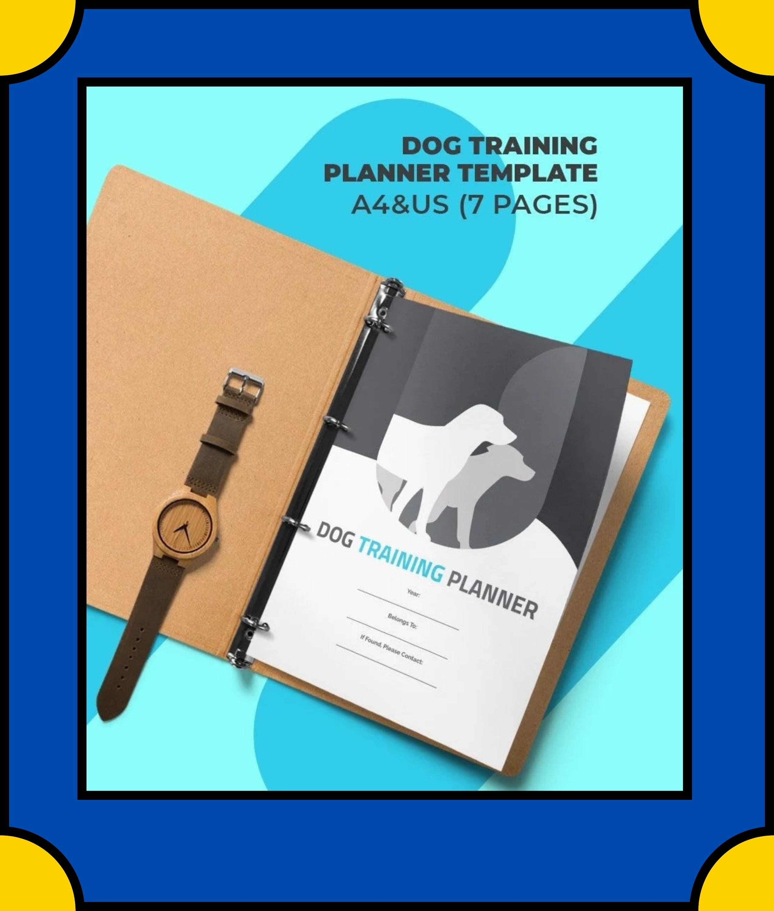 Free Dog Training Planner Template