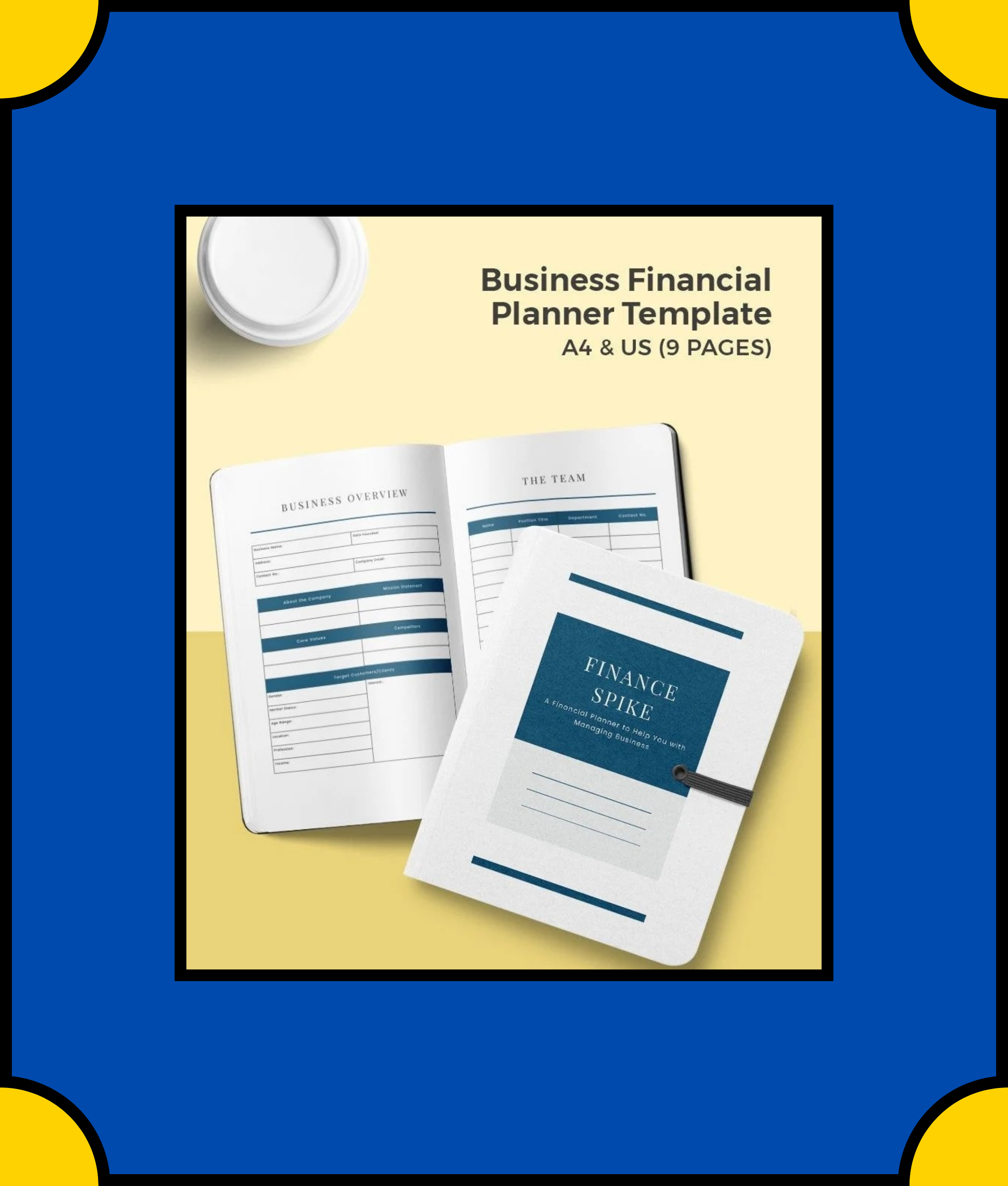 Free Business Financial Planner Template