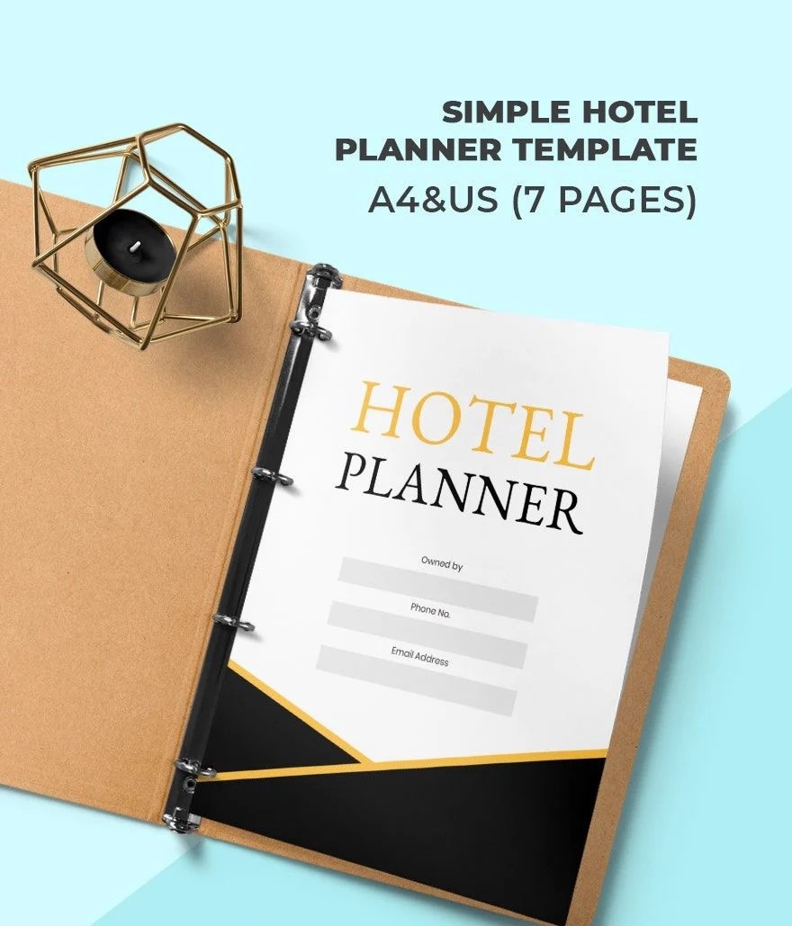 Free Simple Hotel Planner Template