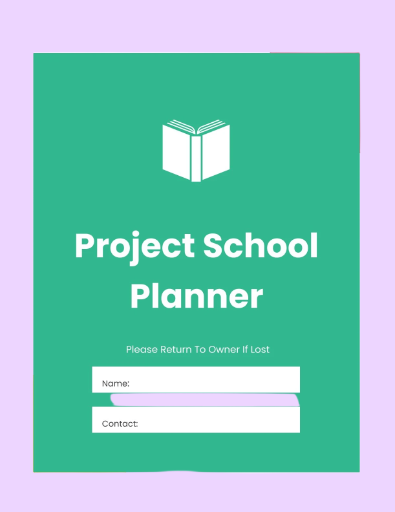 Free School Project Planner (7 Pages, PDF A4) | SankulaHub