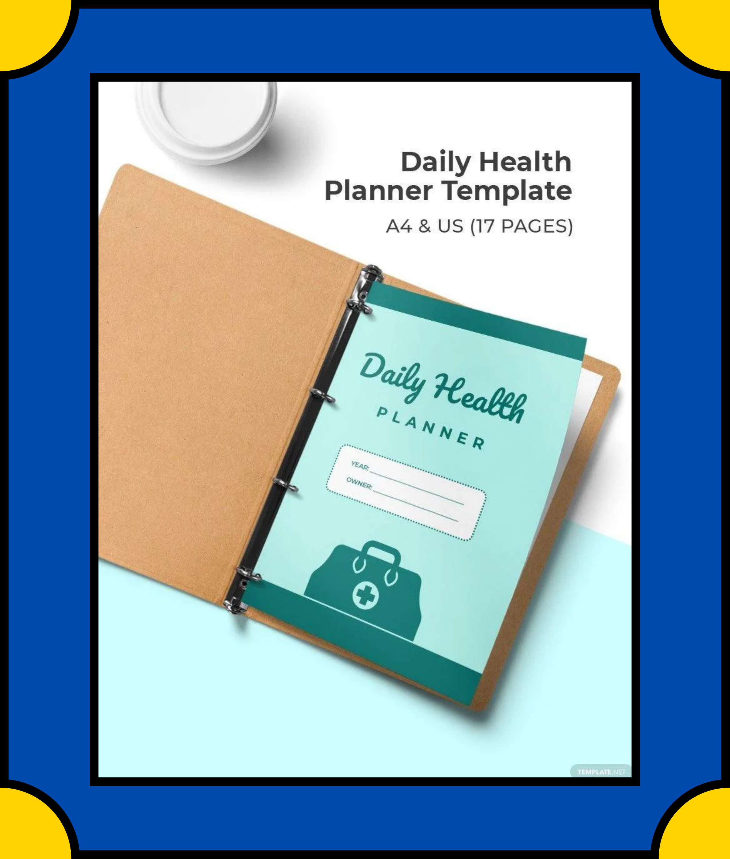 Free Daily Health Planner Template