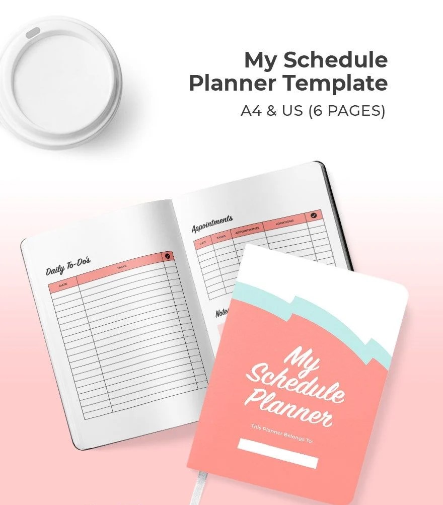 Free Printable Schedule Planner Template